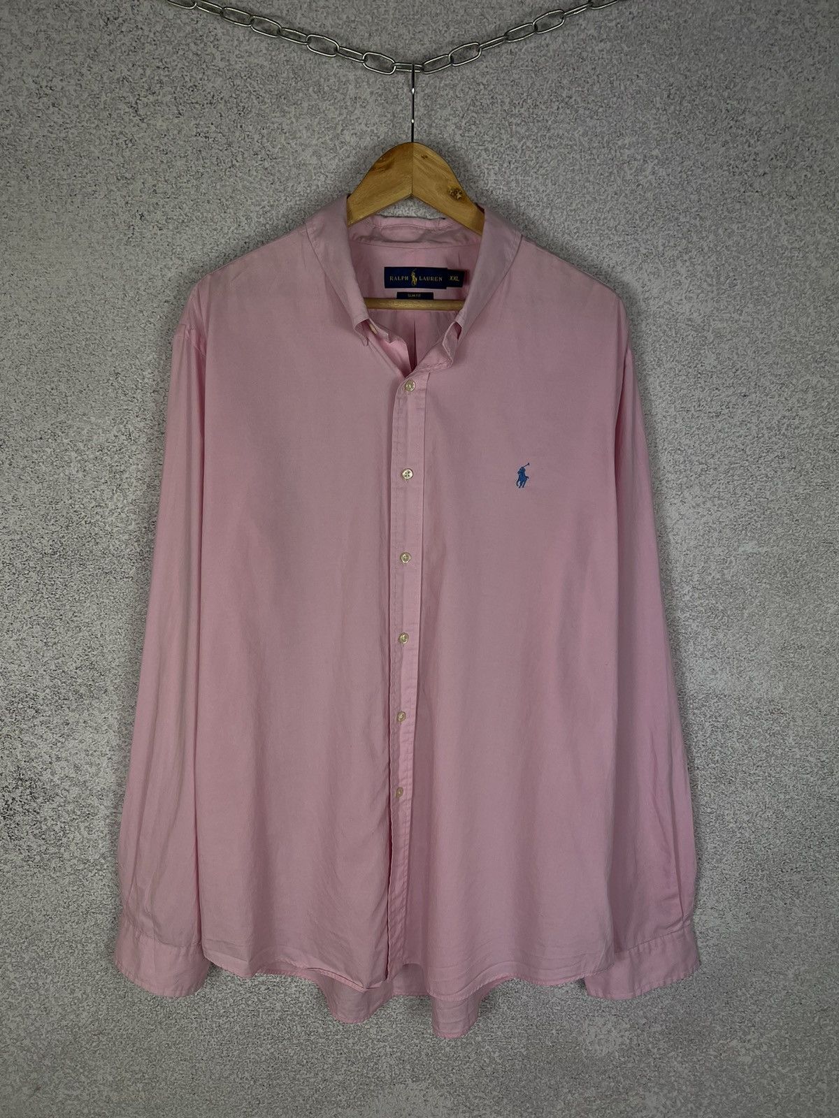 Vintage Vintage Polo Ralph Lauren Shirt Longsleeve Size US XXL / EU 58 / 5 - 1 Thumbnail