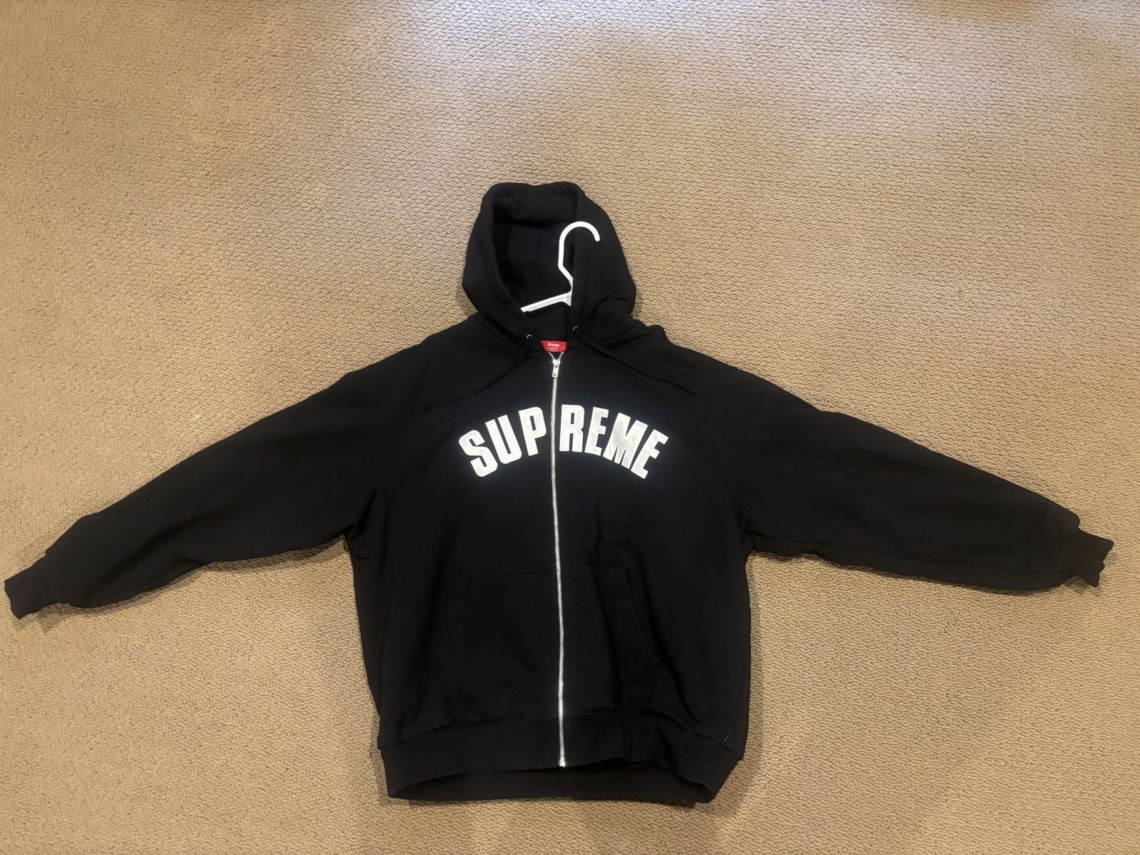 supreme champion zip up hoodie パーカー　ブラック シュプリーム チャンピオン ジップアップ パーカー ブラック メンズ