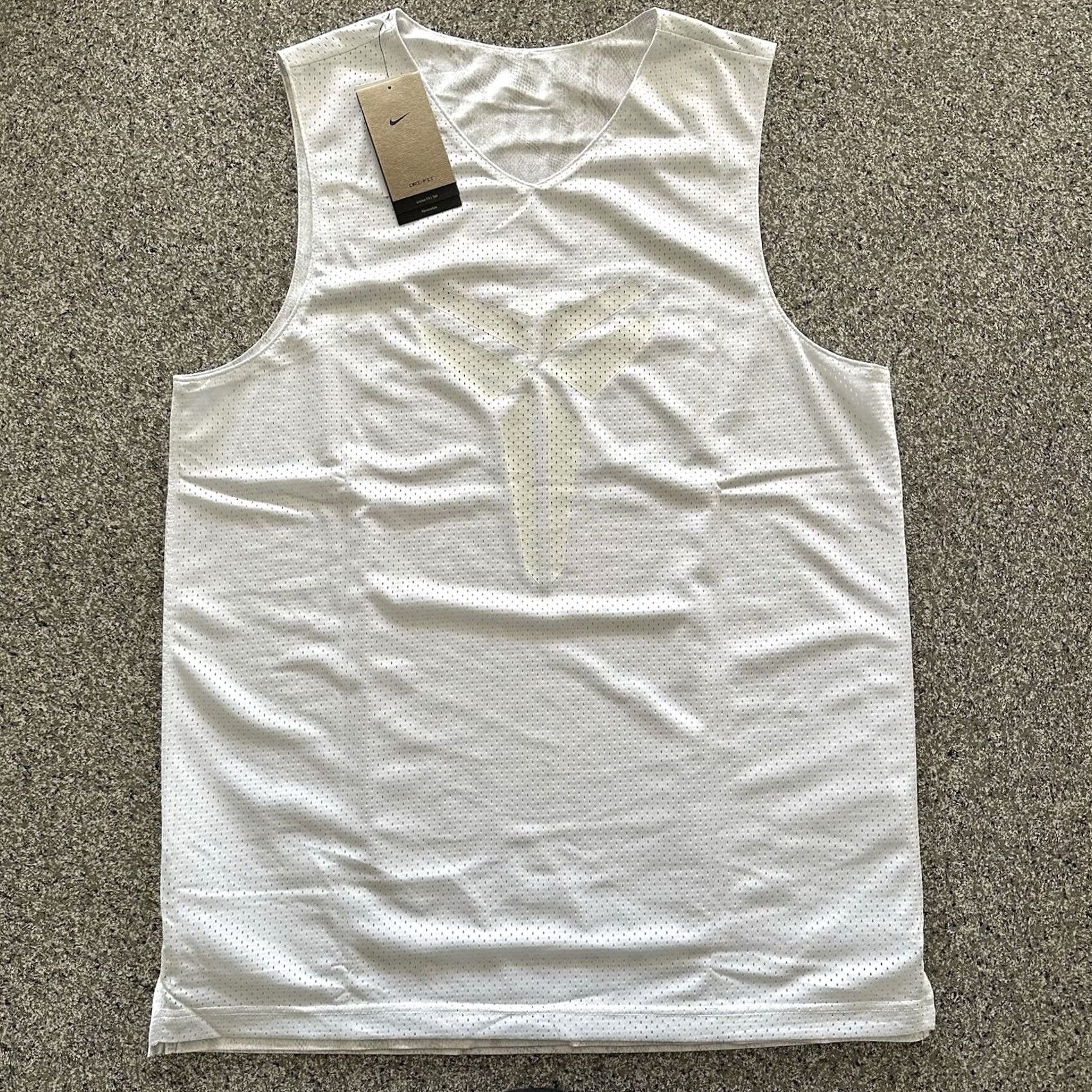 Nike Nike Reversible Jersey Nike Dri-Fit Jersey Tank LT White 90s Basketball Style Mens Size US L / EU 52-54 / 3 - 5 Thumbnail