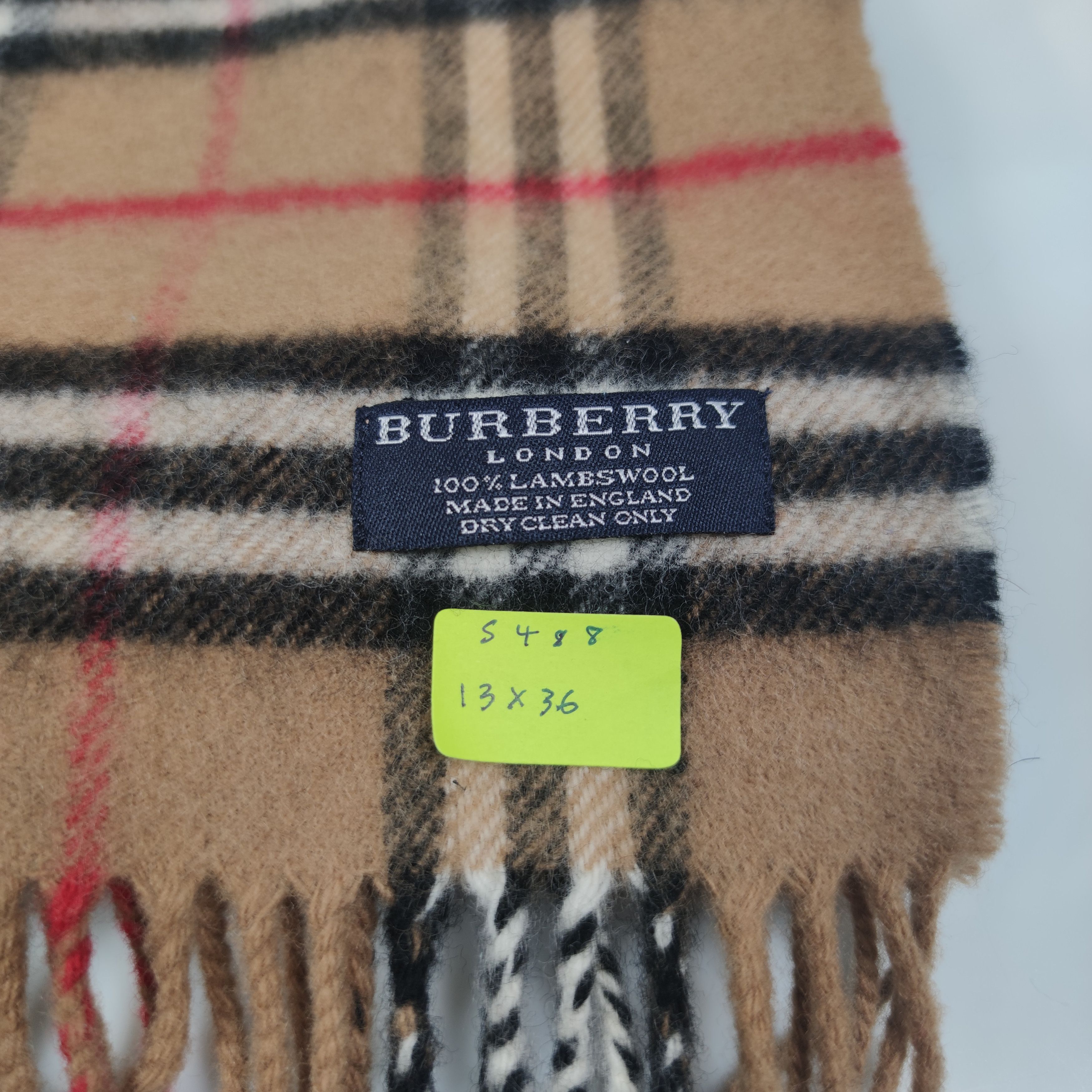 Burberry Burberry Nova Check Scarf/Muffler/Wool S488 Size ONE SIZE - 3 Thumbnail