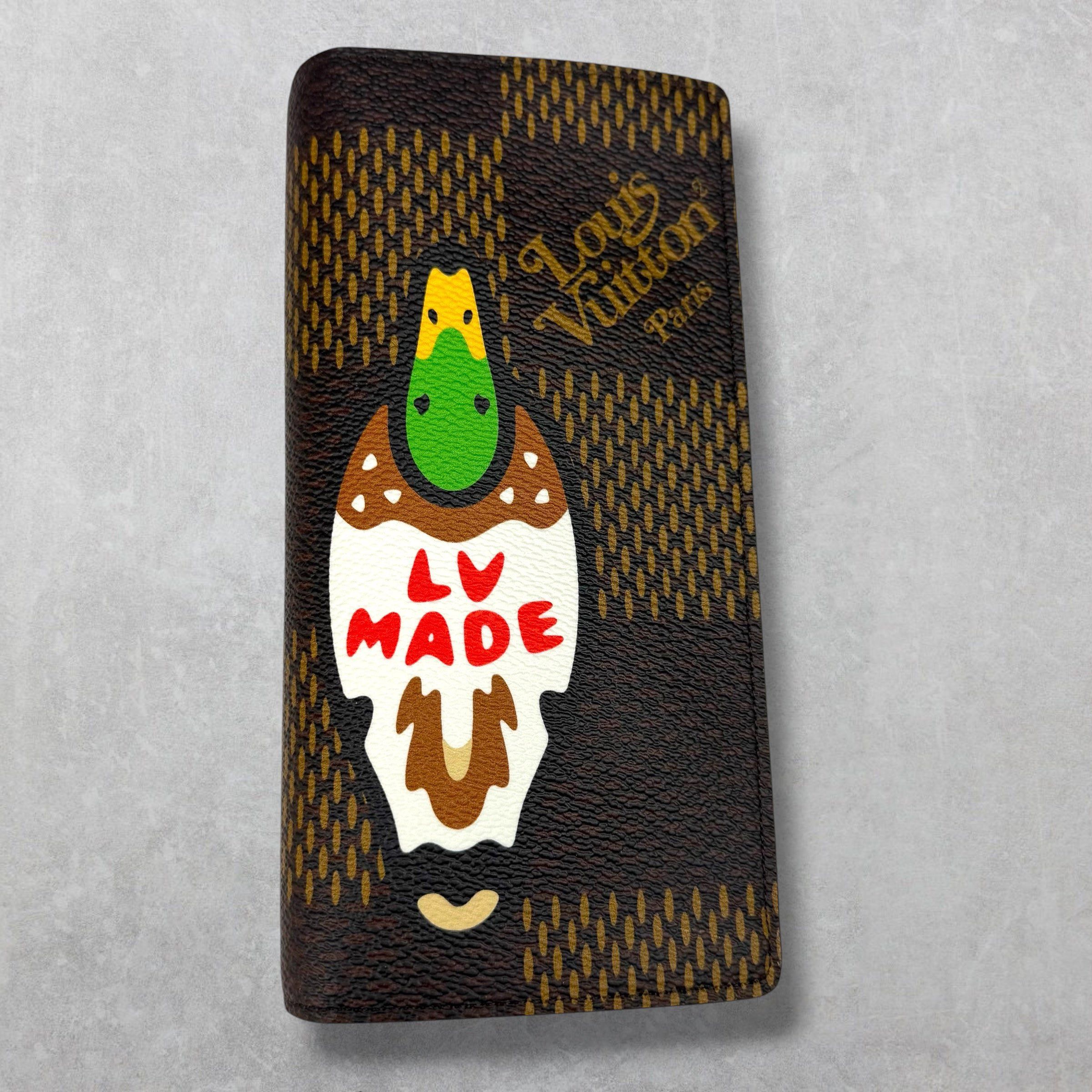 Louis Vuitton Louis Vuitton Nigo Giant Damier Ebene Brazza Wallet Size ONE SIZE - 1 Thumbnail