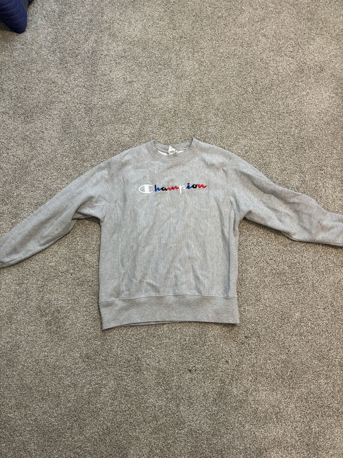 Red white and blue champion sweater online