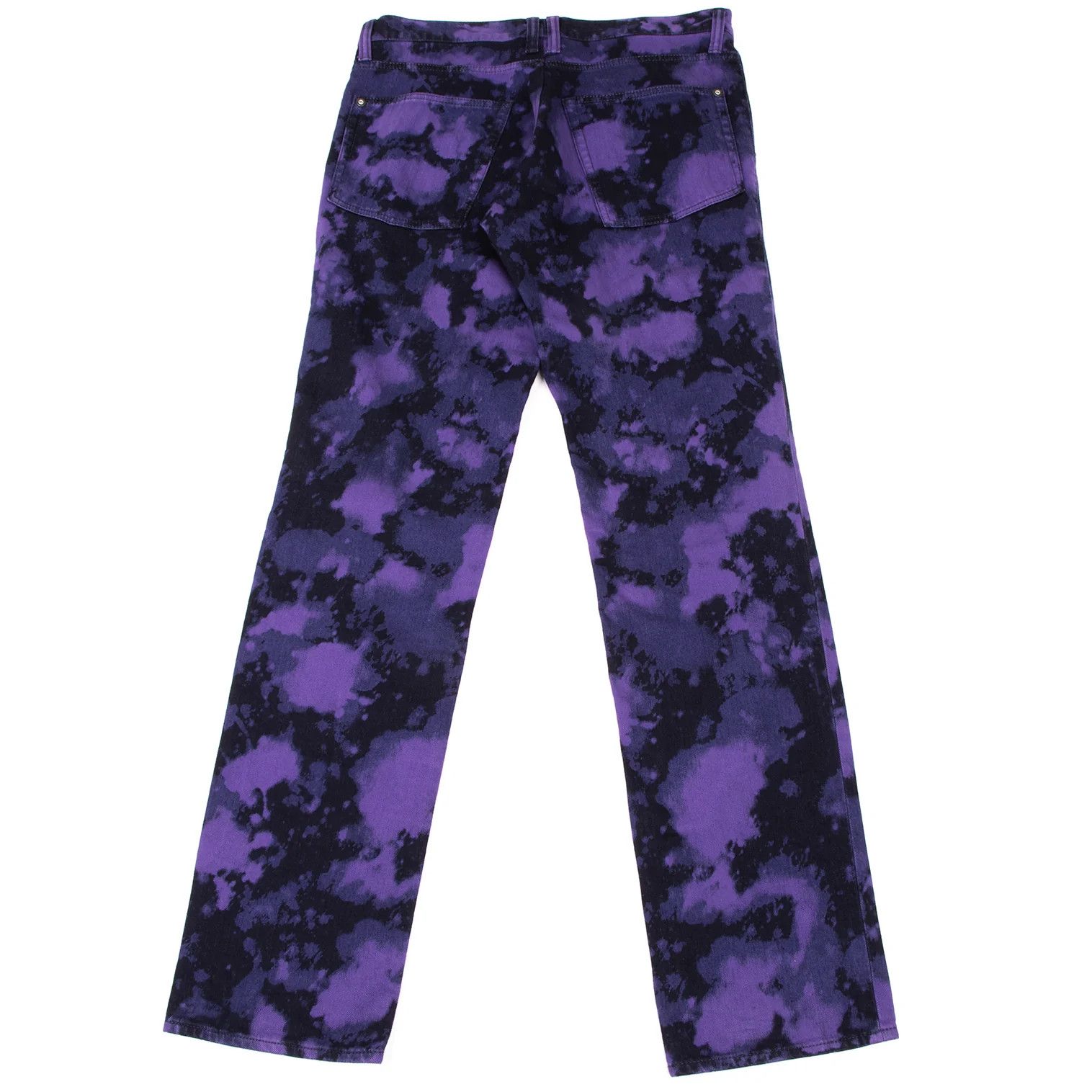 Issey Miyake Indigo Dyed Cotton Pants in Purple Black, Size M Size US 34 / EU 50 - 9 Thumbnail