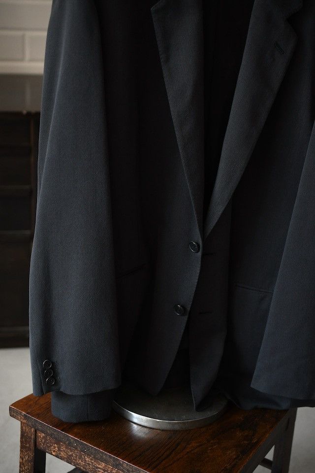 A.PRESSE A.PRESSE / Washed Silk Jacket (Charcoal) Size US XL / EU 56 / 4 - 4 Thumbnail