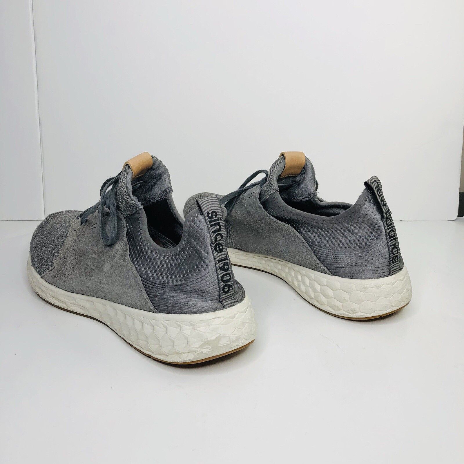 New Balance NB Fresh Foam Cruz V1 Gray Athletic Sneakers Sz14 Castlerock Size US 14 / EU 47 - 6 Thumbnail