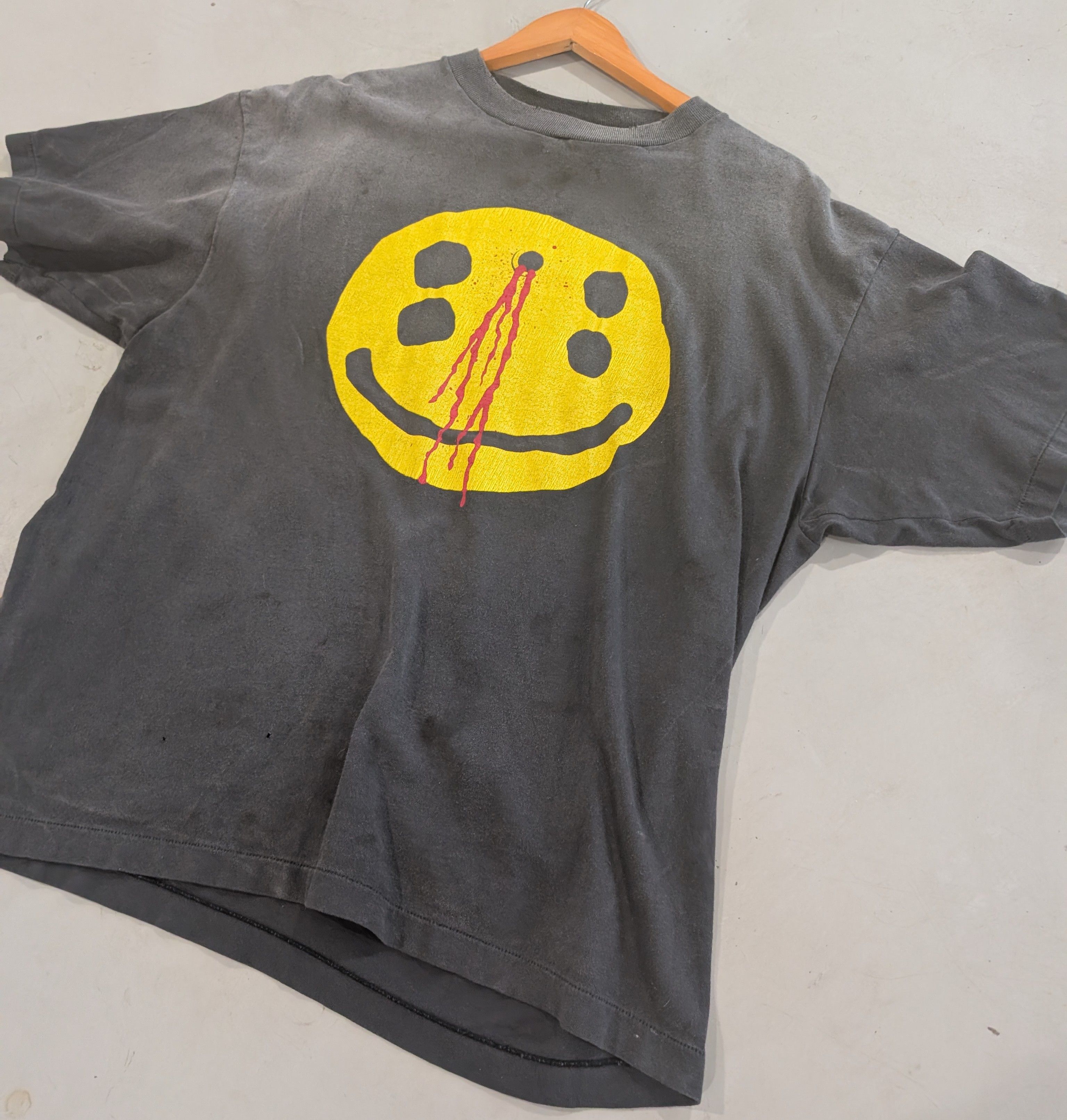 SAINT MICHAEL × CPFM_SS TEE SMILE XL CPFM Smile Tee Vintage Black – PIECES