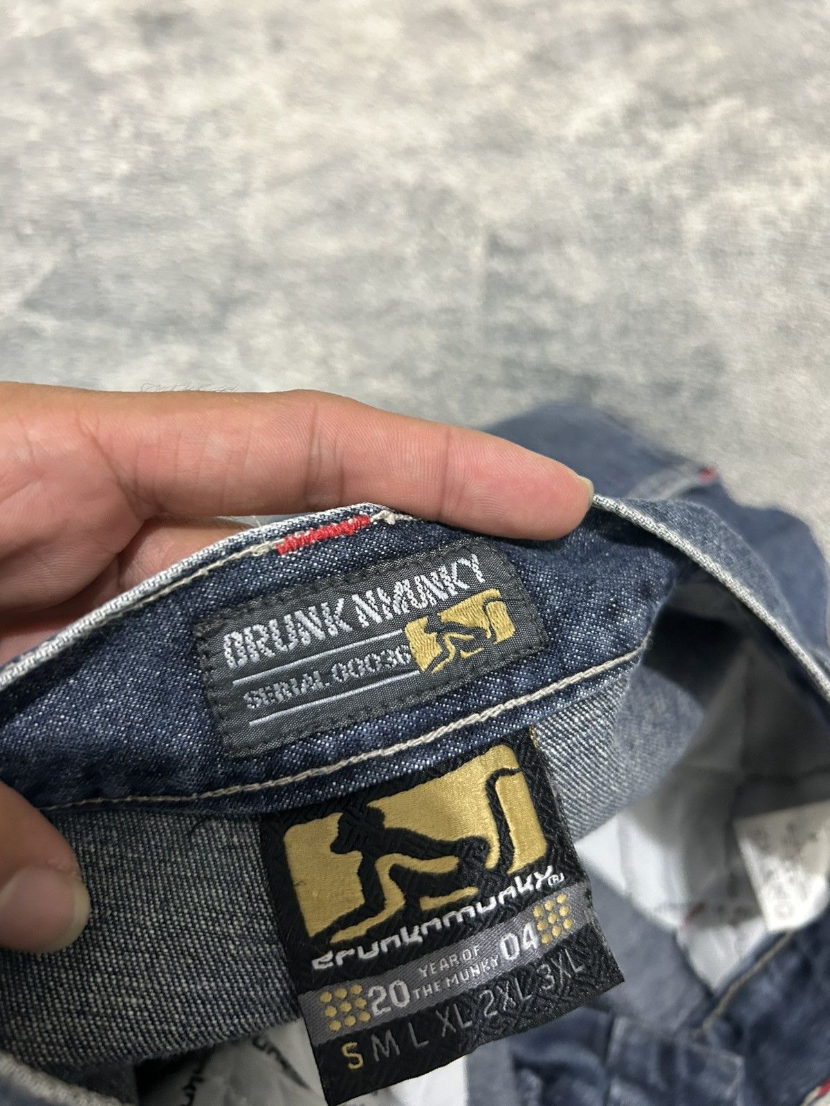 DrunknMunky Y2k Vtg Drunknmunky Baggy Jeans Embroidered Skull Size US 28 / EU 44 - 10 Thumbnail
