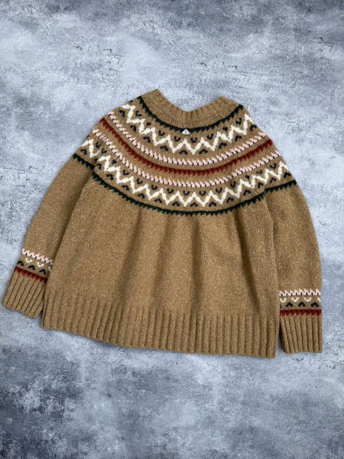 Barbour Barbour Wool Knit Sweater Fair Isle Nordic Women’s Size XL / US 12-14 / IT 48-50 - 15 Thumbnail