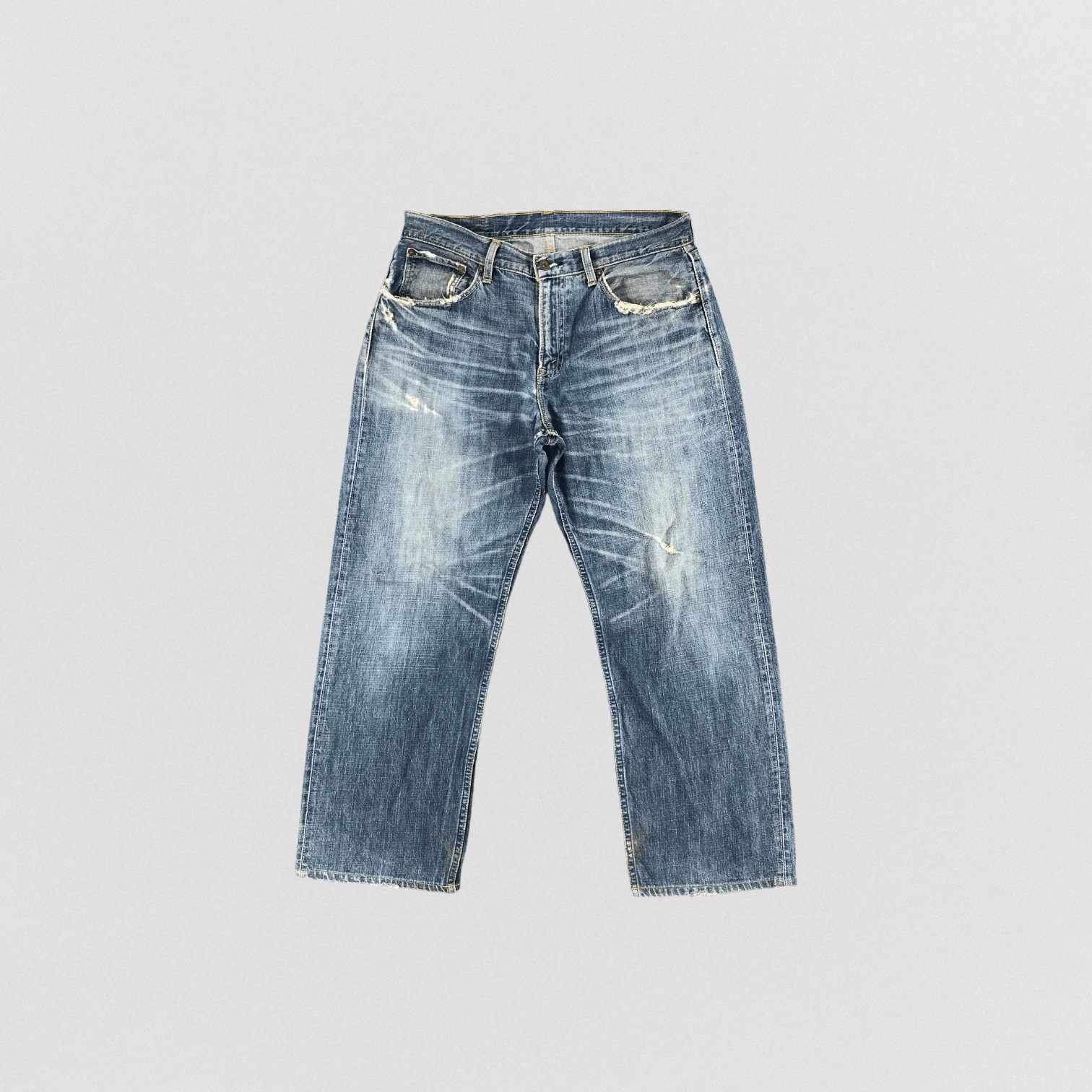 90s Vintage Blue Wash Levis 504 Jeans-JM2009