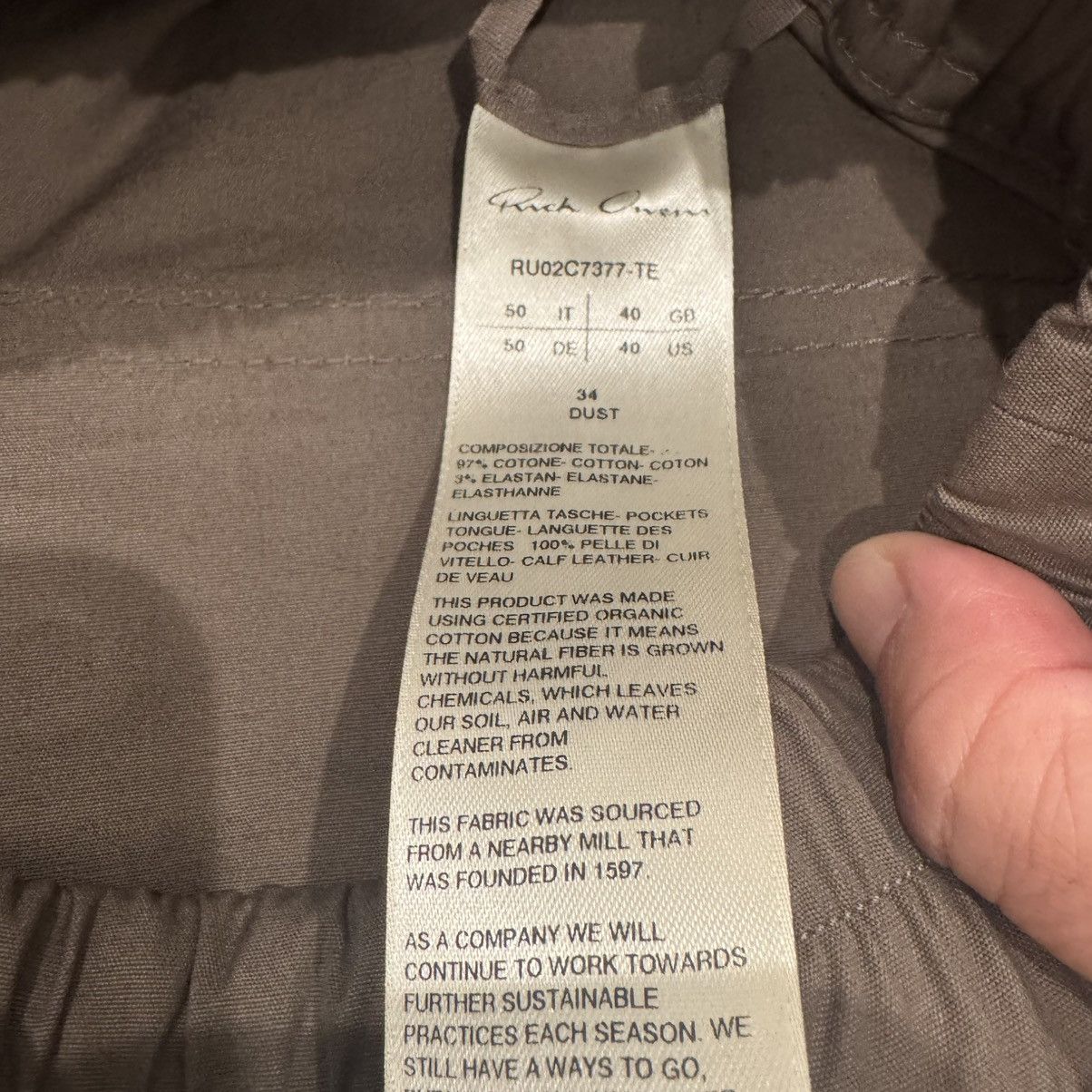 Rick Owens Rick Owens Bauhaus Cargo Drawstring Pants in Dust Size US 40 / EU 56 - 7 Thumbnail