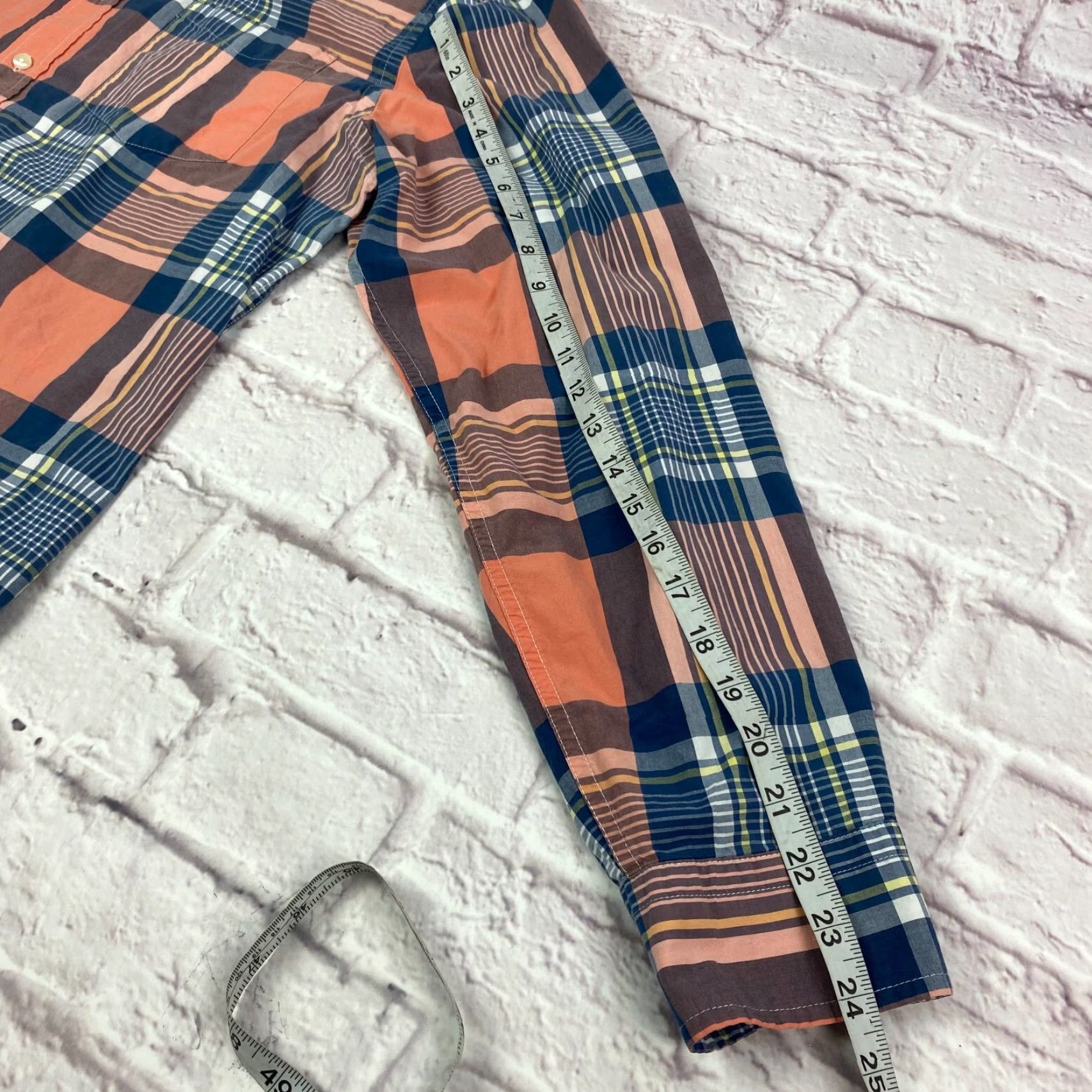 Gap Gap Mens Button-Up Shirt Plaid Check Long Sleeve 100% Cotton XL Classic Fit Casual Size US XL / EU 56 / 4 - 7 Thumbnail