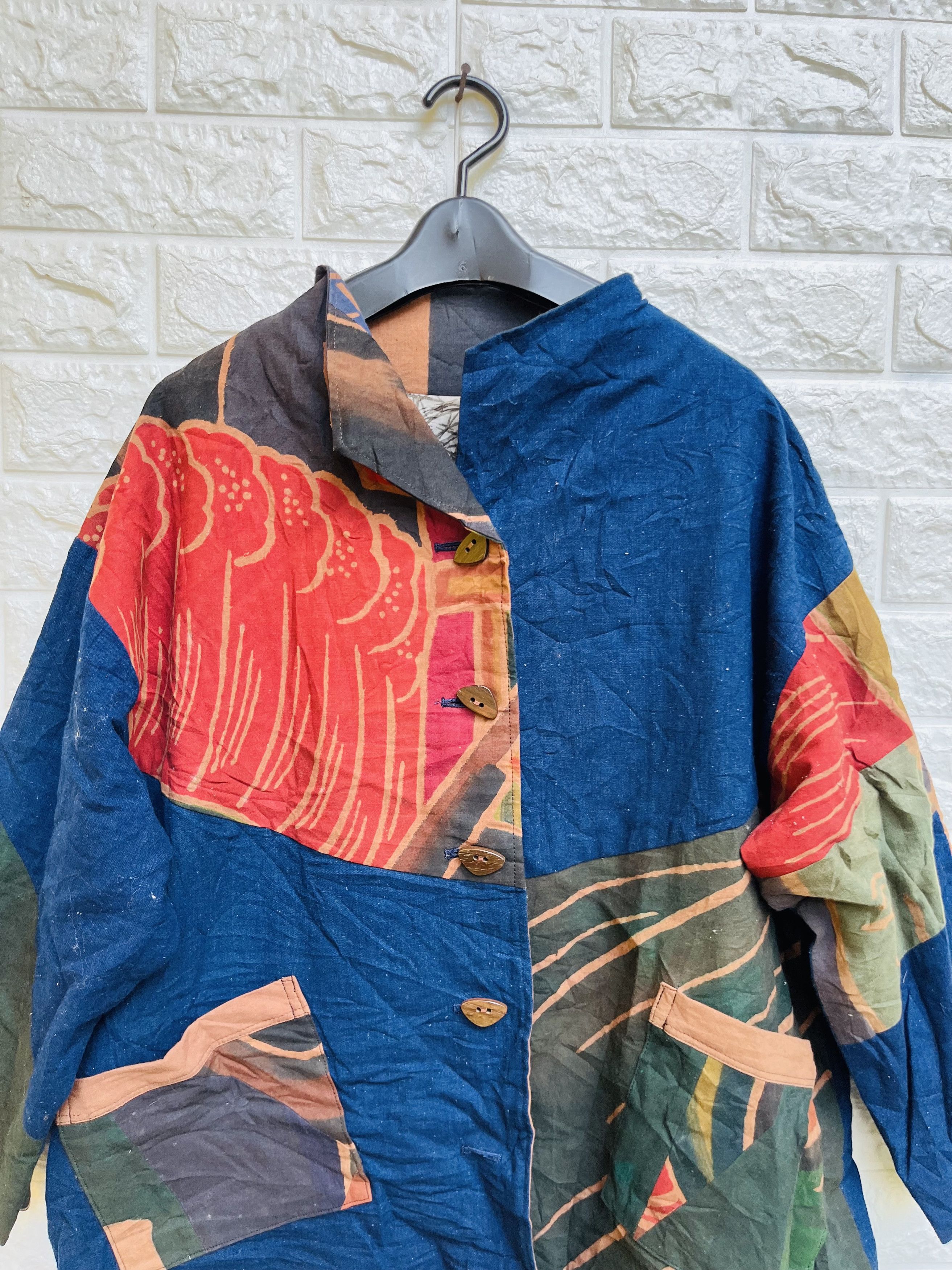 Japanese Brand × Vintage Vintage Multicolour Japanese Designer Fashion Style Jacket Size L / US 10 / IT 46 - 3 Thumbnail