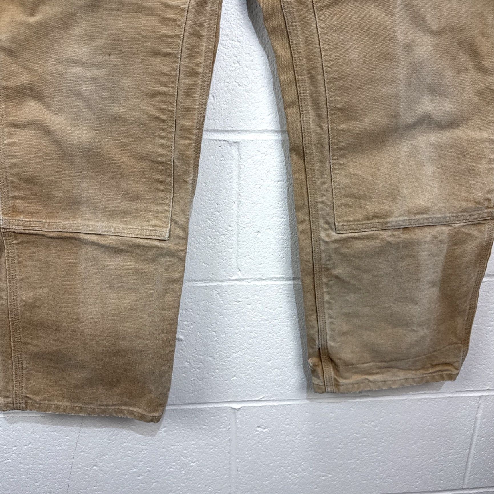 Carhartt VINTAGE Carhartt Double Knee Carpenter Pants Men 36x30 Brown Canvas Workwear 90s USA Size US 36 / EU 52 - 6 Thumbnail
