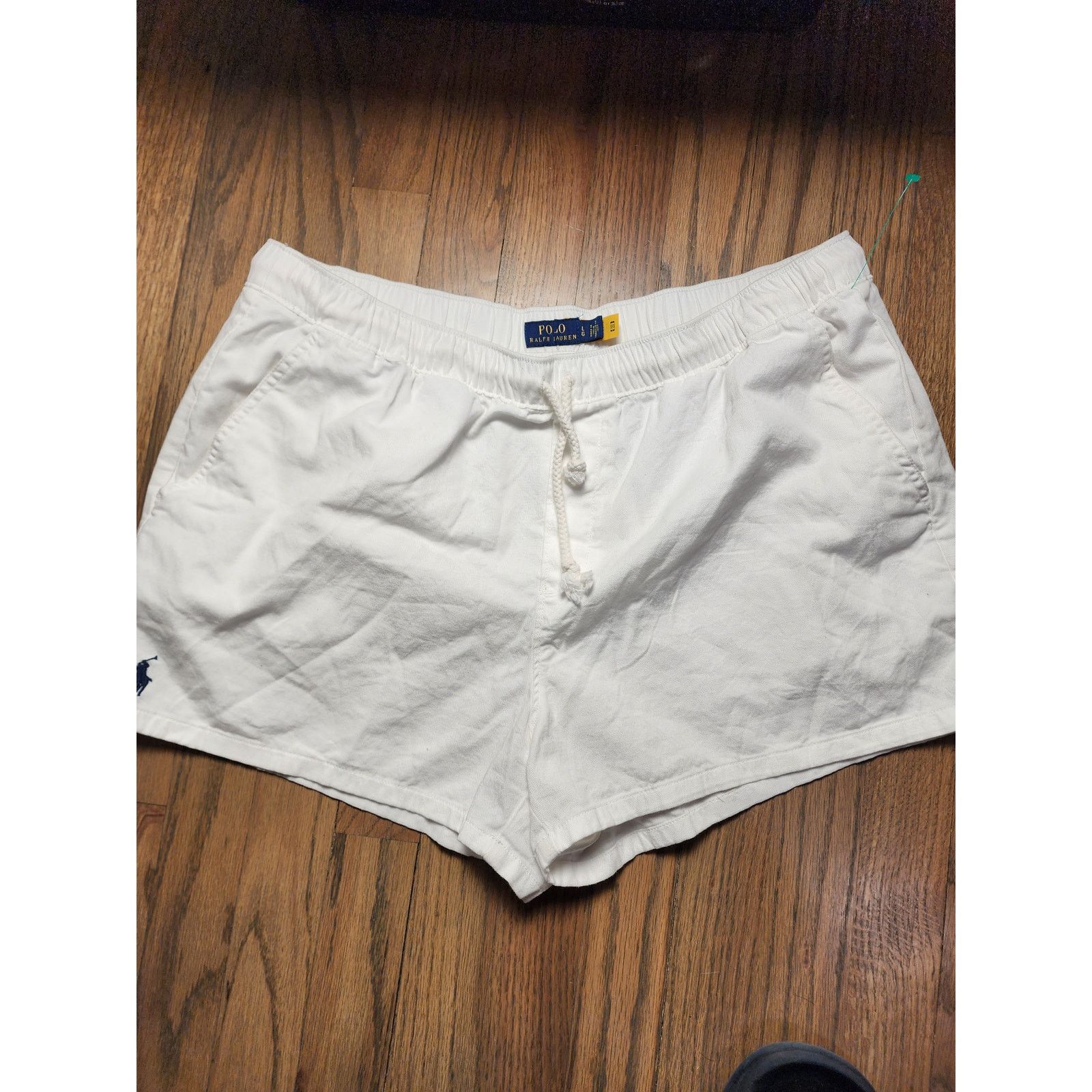Polo Ralph Lauren Polo Ralph Lauren women's white terry drawstring shorts Size 36" / US 14 / IT 50 - 1 Thumbnail