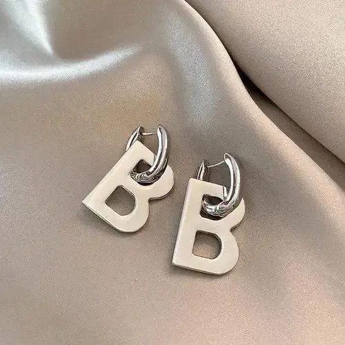 Other Letter B Drop Earring (1pairs） Size ONE SIZE - 3 Thumbnail