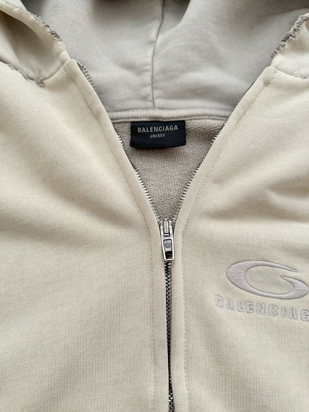 Balenciaga 2024 “Y2K” Sharpie Tattoo Tribal Crop Hoodie Size US XL / EU 56 / 4 - 5 Thumbnail