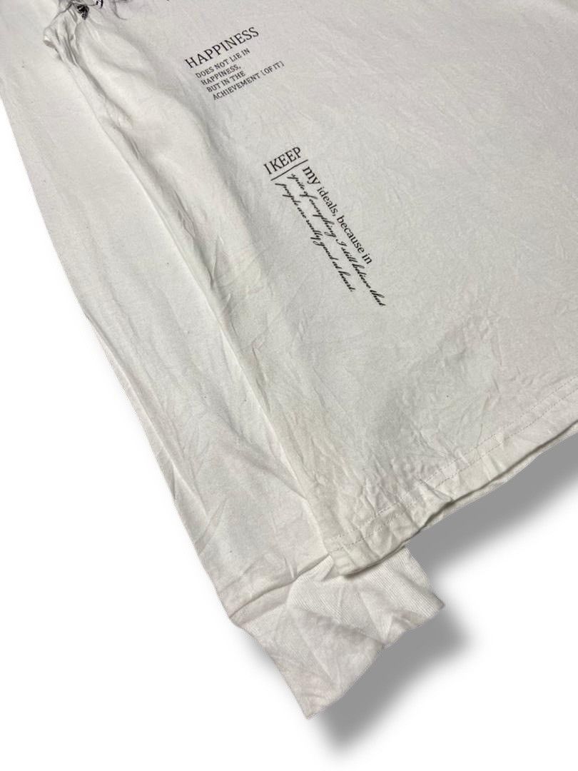 semanticdesign SemanticDesign Poem & Art Design Long Sleeve Shirt (142) Size US M / EU 48-50 / 2 - 6 Thumbnail