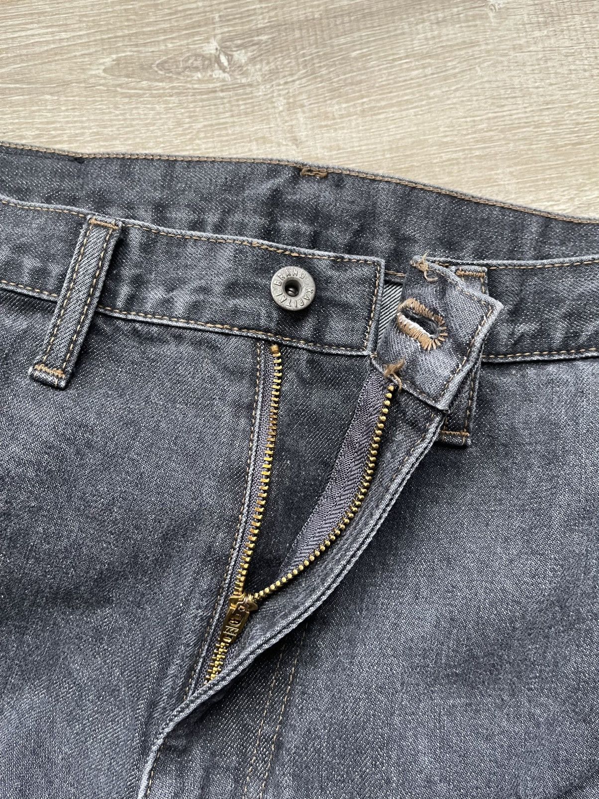 Kapital Kapital 14oz High Waist Black Denim Port Baggy Size US 33 - 4 Thumbnail