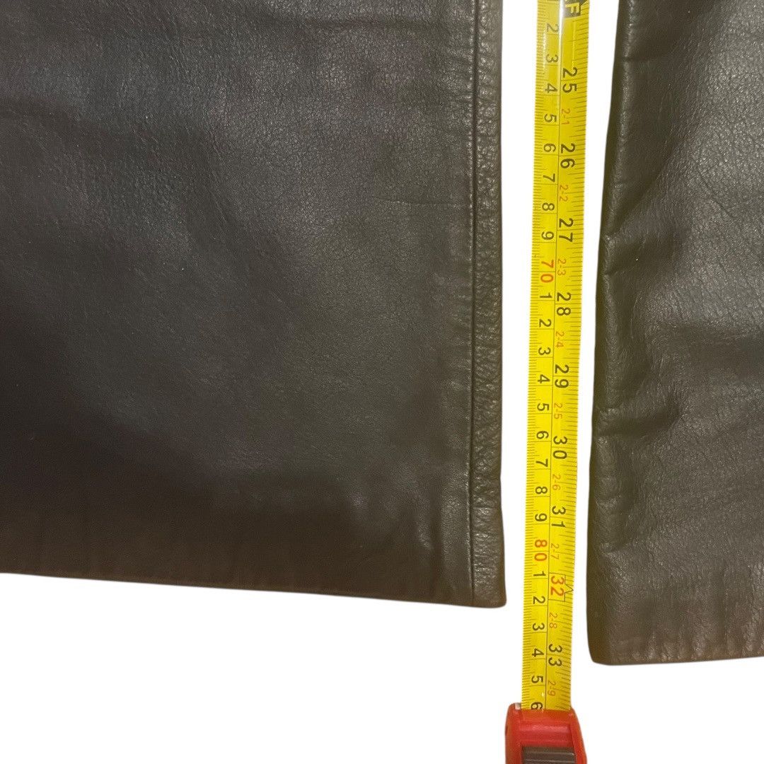 Ralph Lauren Ralph Lauren Black Y2K Leather Flared Women Pants Sz 4 Size 27" / US 4 / IT 40 - 5 Thumbnail