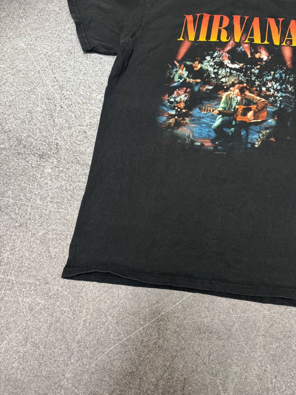 Band Tees Vintage 2008 Nirvana Kurt Cobain MTV Unplugged Band T-Shirt Size US S / EU 44-46 / 1 - 3 Thumbnail
