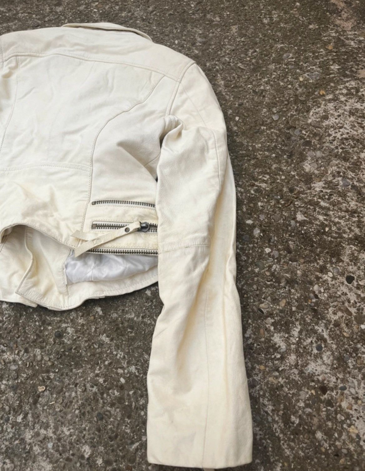 Karl Lagerfeld Karl Lagerfeld Asymmetrical Zipper Leather jacket Size S / US 4 / IT 40 - 8 Thumbnail