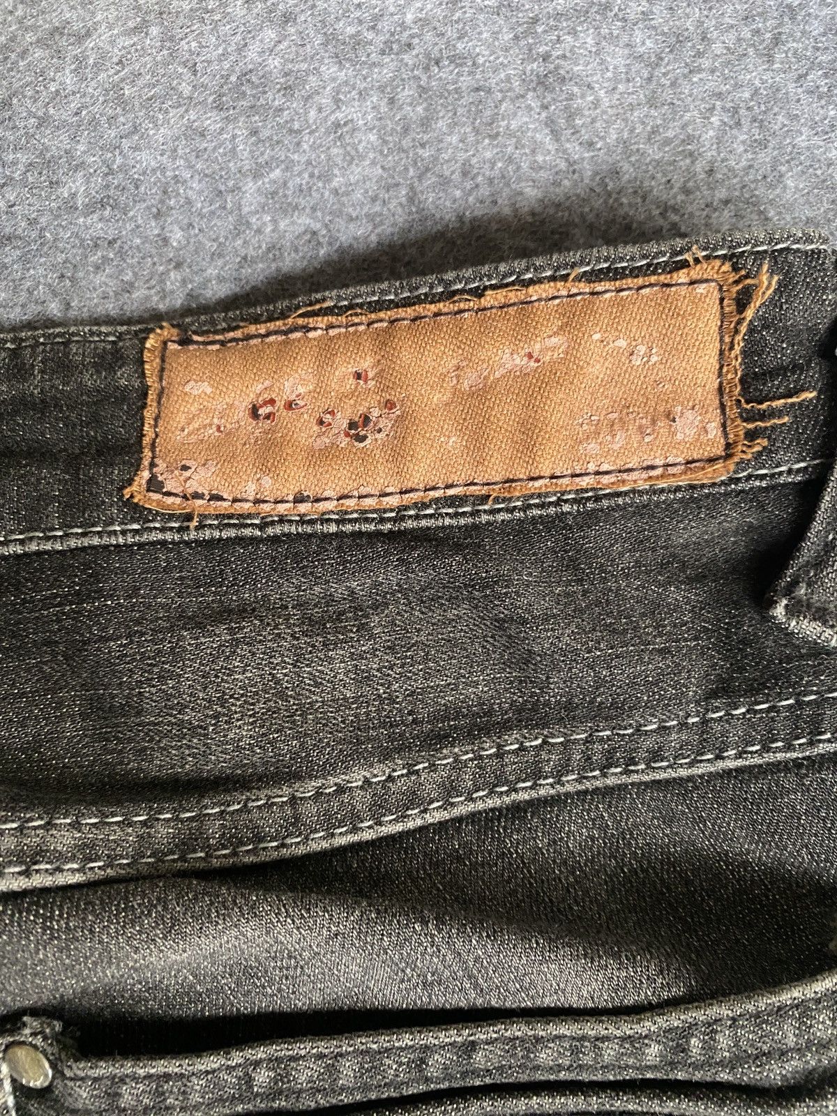 Edwin × PPFM Vintage edwin 503 blue trip denim Size US 29 - 14 Thumbnail