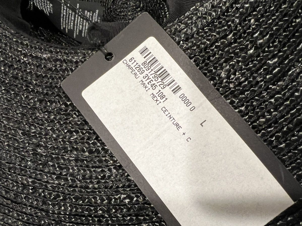 Saint Laurent Paris Saint Laurent straw hat. 58/L Size ONE SIZE - 4 Thumbnail