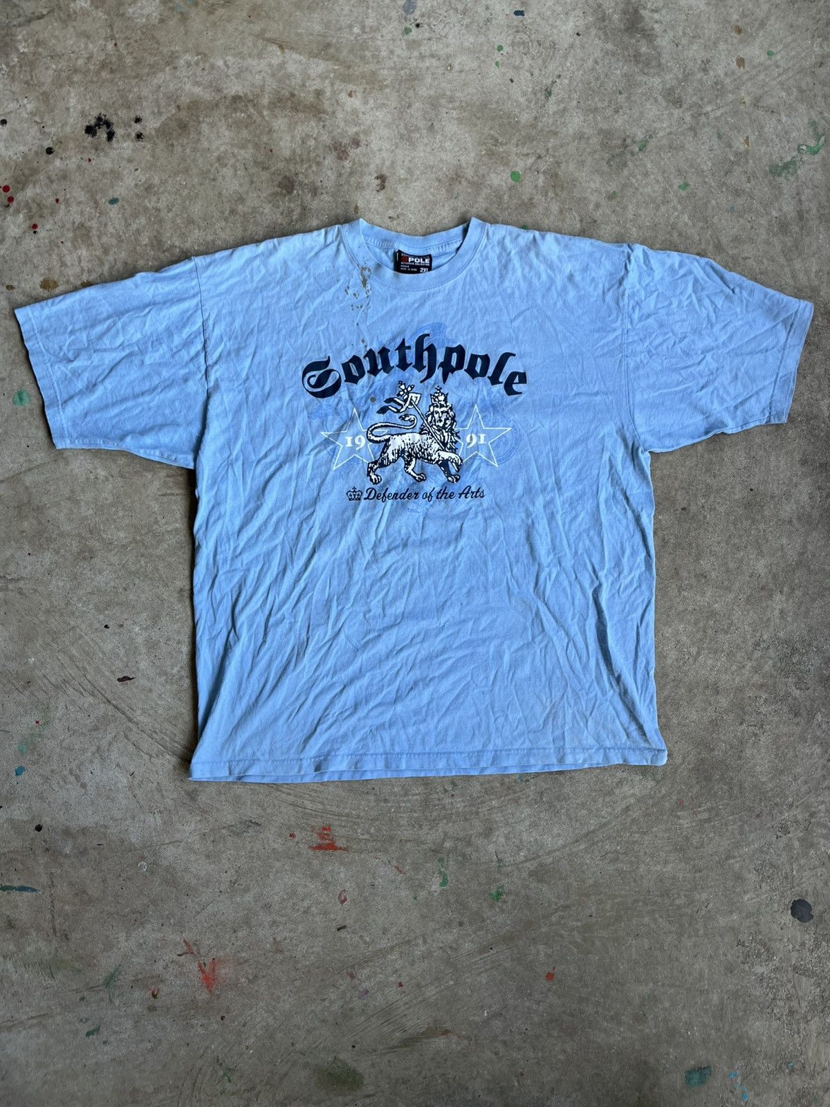 Southpole Oversized Boxy Y2K Southpole Tee Size US XXL / EU 58 / 5 - 1 Thumbnail