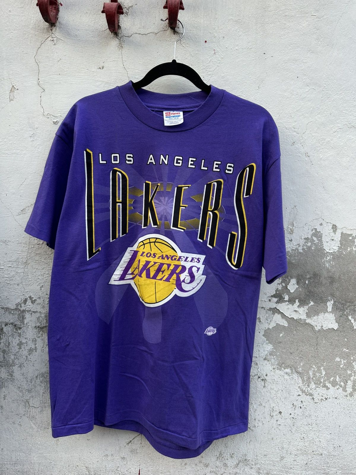 Vintage Vintage Lakers Tee shirt Size US L / EU 52-54 / 3 - 2 Thumbnail