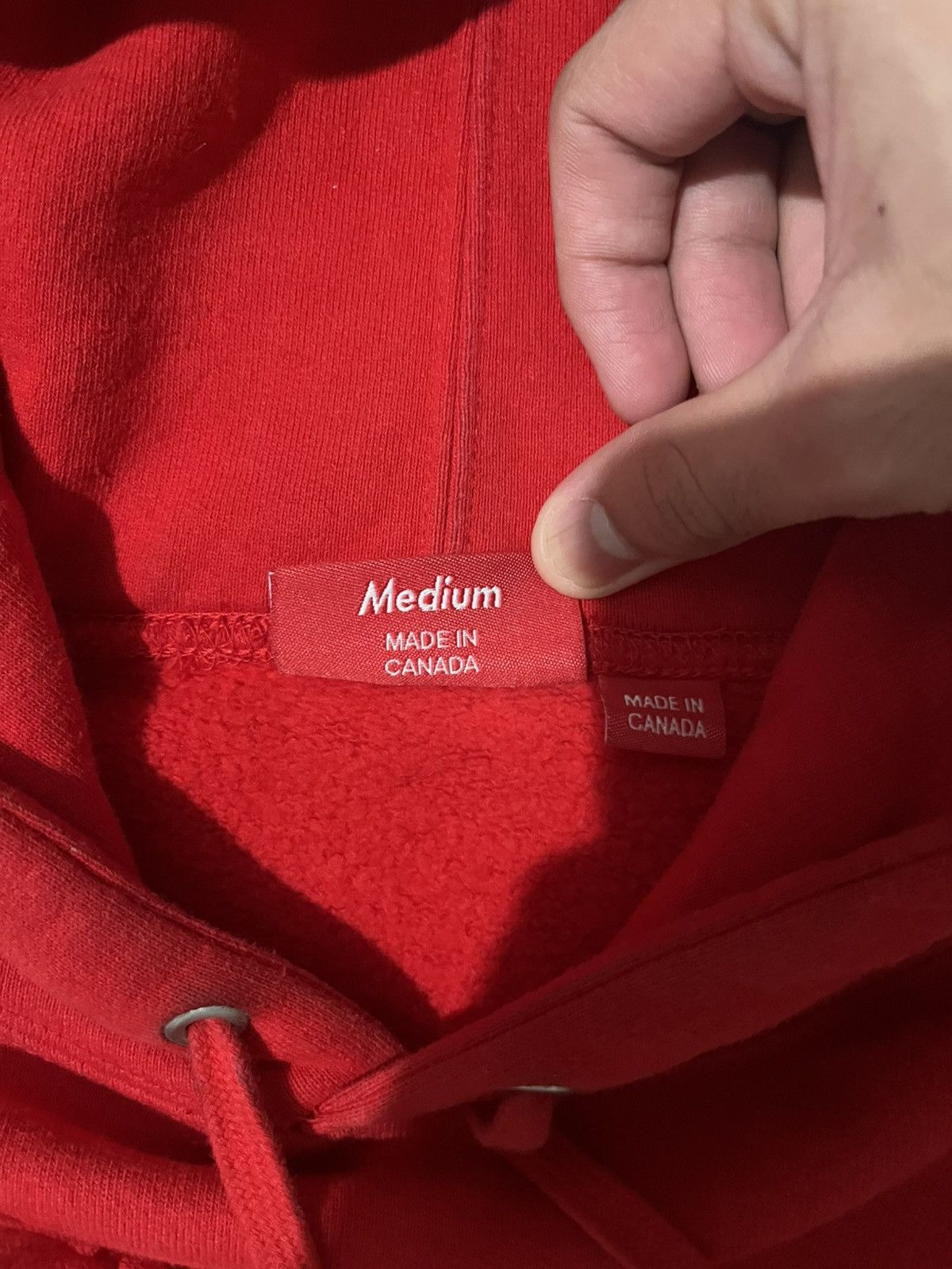 Supreme 2020 Red And Black Supreme Hoodie Medium Size US M / EU 48-50 / 2 - 4 Thumbnail