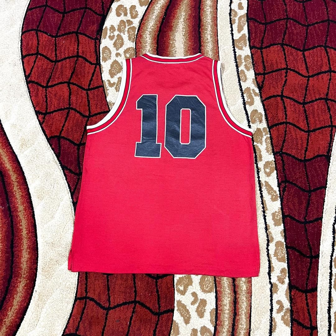 Anime Vintage Bandai 90s No 10 Shohoku Slam Dunk Anime Jersey Size US L / EU 52-54 / 3 - 3 Thumbnail
