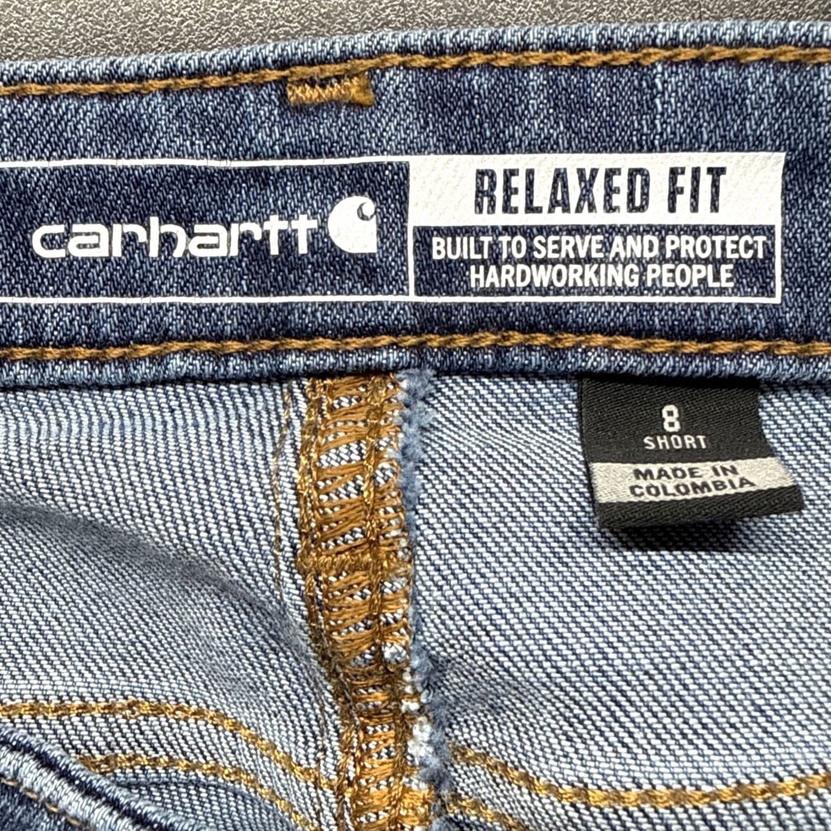 Carhartt VINTAGE Carhartt Rugged Flex® Relaxed Fit Double-Front Jeans Womens Size 8 Short NWT Size 30" / US 8 / IT 44 - 5 Thumbnail