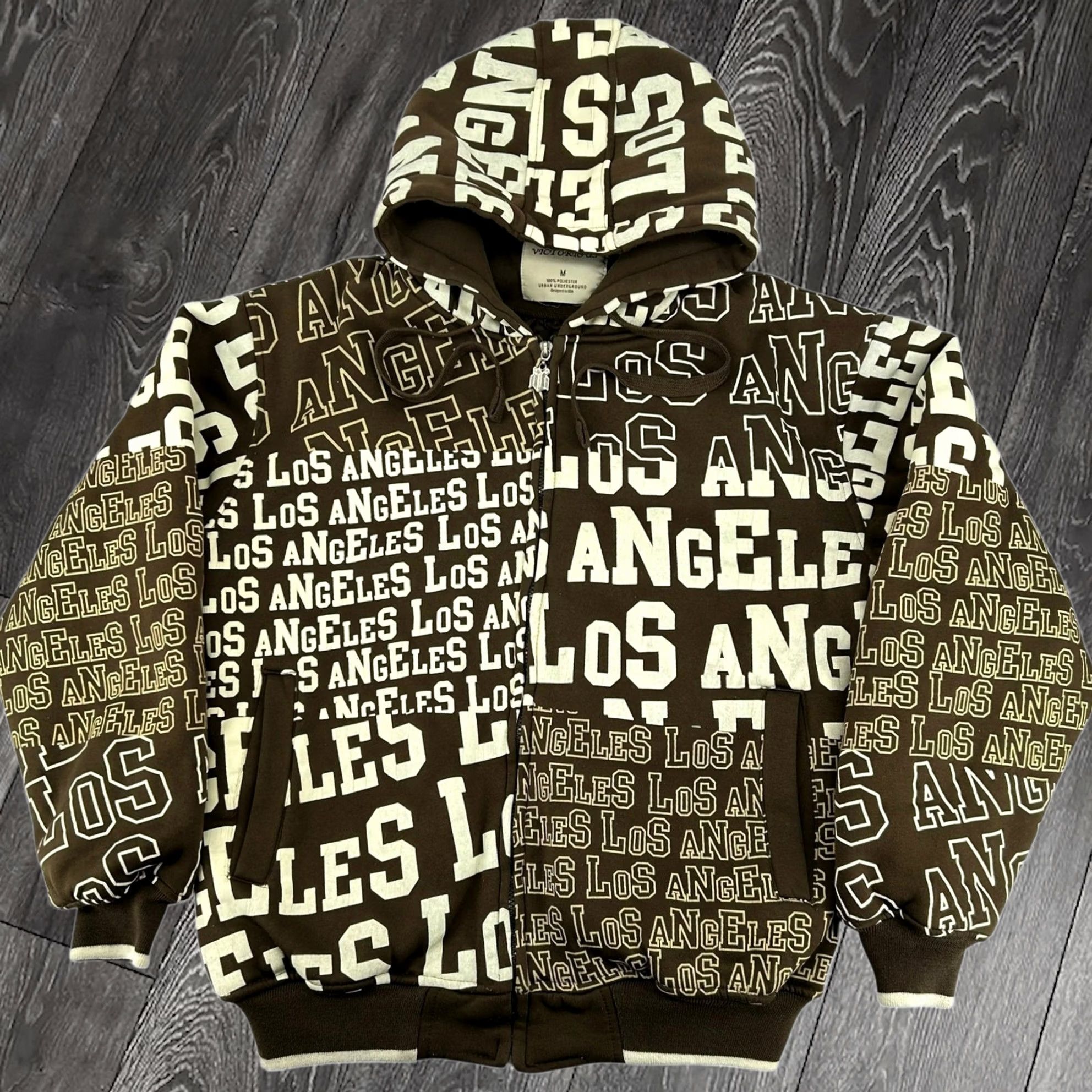 Streetwear × Stussy × Vintage Stussy x Los Angeles chocolate brown