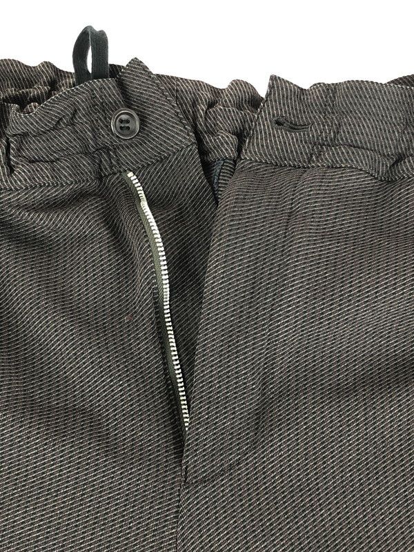 Comme des Garcons Homme Cropped Pants Drawcord Zip Fly Brown Size US 31 - 7 Thumbnail