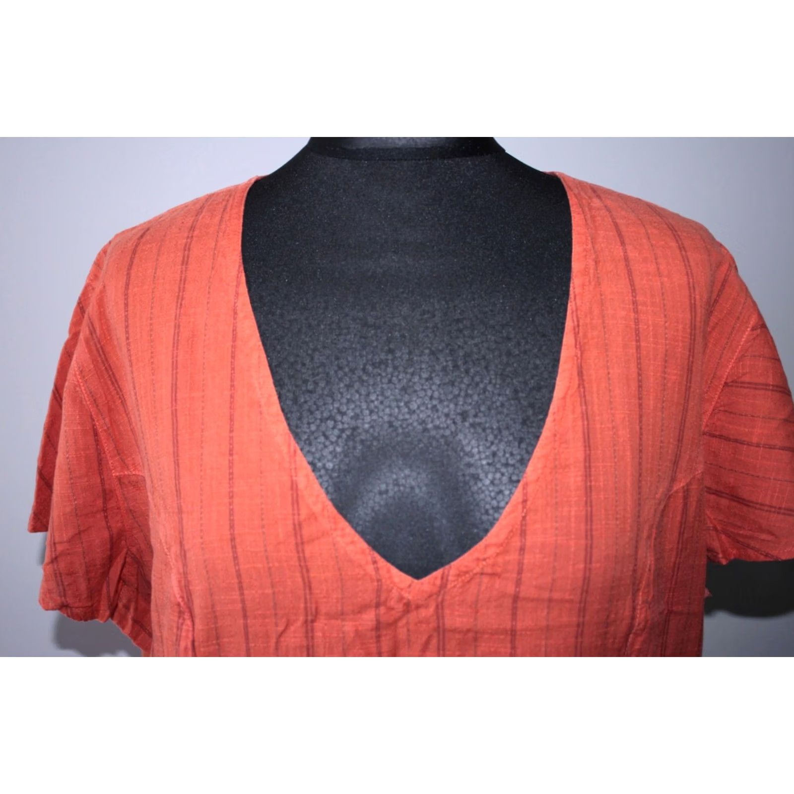 Vintage Gudrun Sjoden womens long dress Orange XL Size XL / US 12-14 / IT 48-50 - 3 Thumbnail