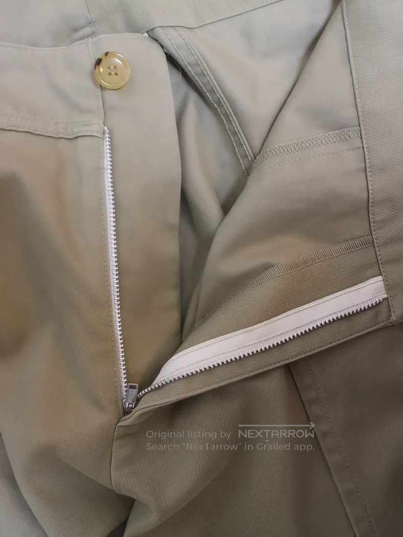 Comme des Garcons Comme Des Garcons size S Twill High Waist Wide Leg Pants Size 23" - 4 Thumbnail