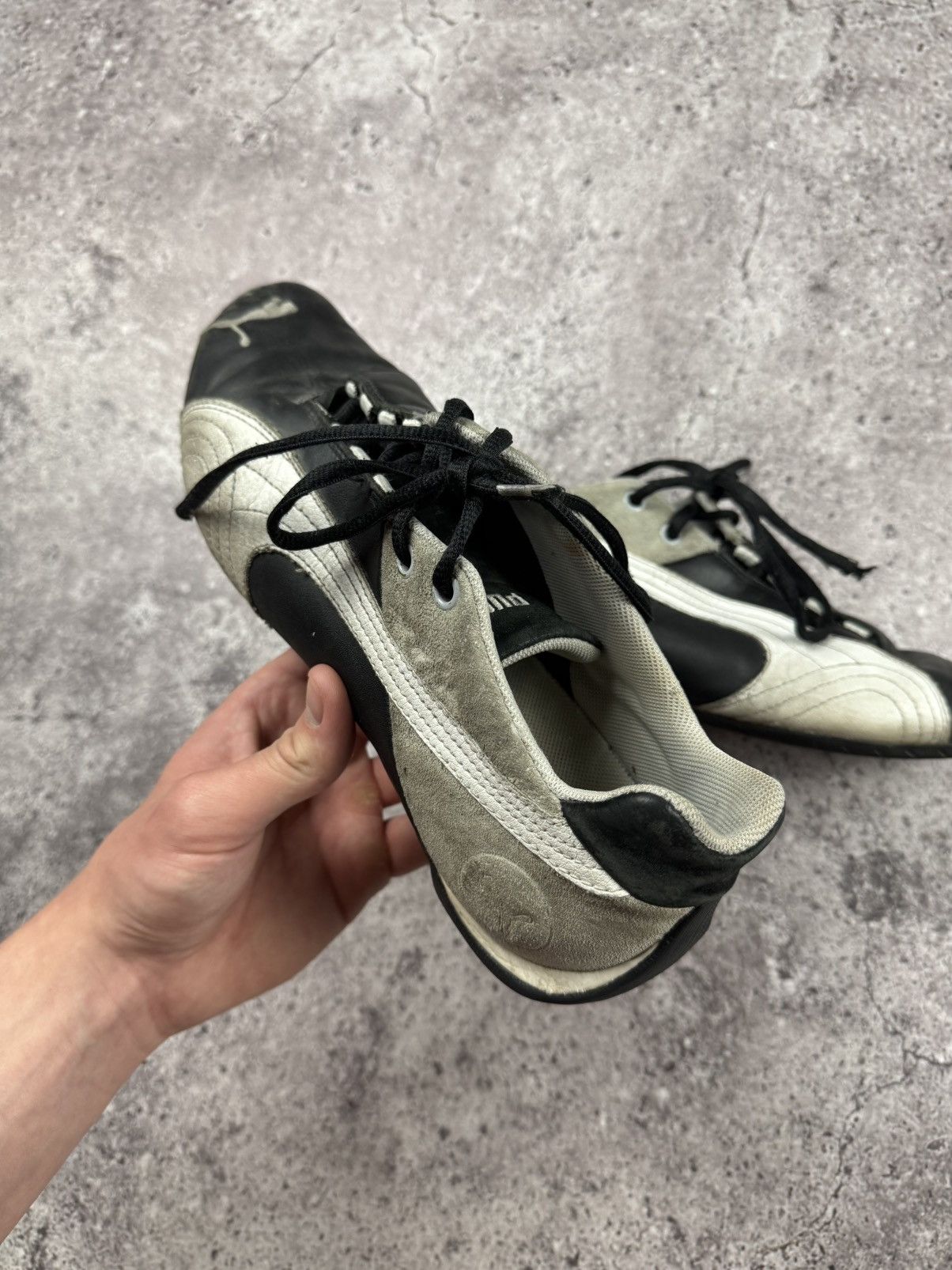 Puma Vintage Puma Y2K opium Blokecore suede sneakers Trashed Size US 10 / EU 43 - 13 Thumbnail