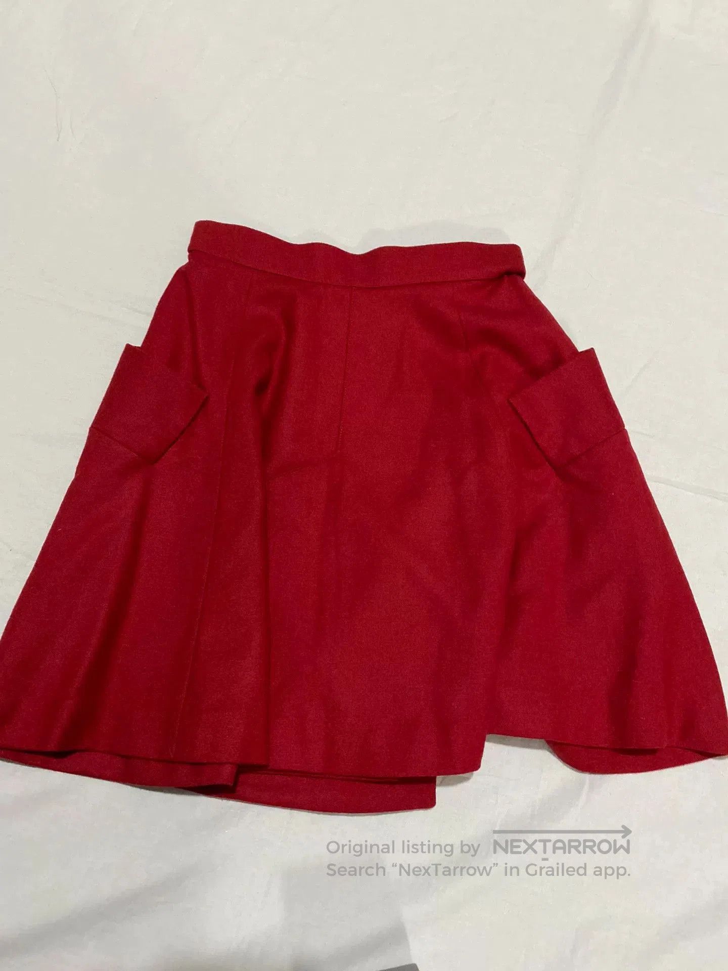 Vivienne Westwood vivienne westwood red wool half skirt. Size 23" - 2 Thumbnail