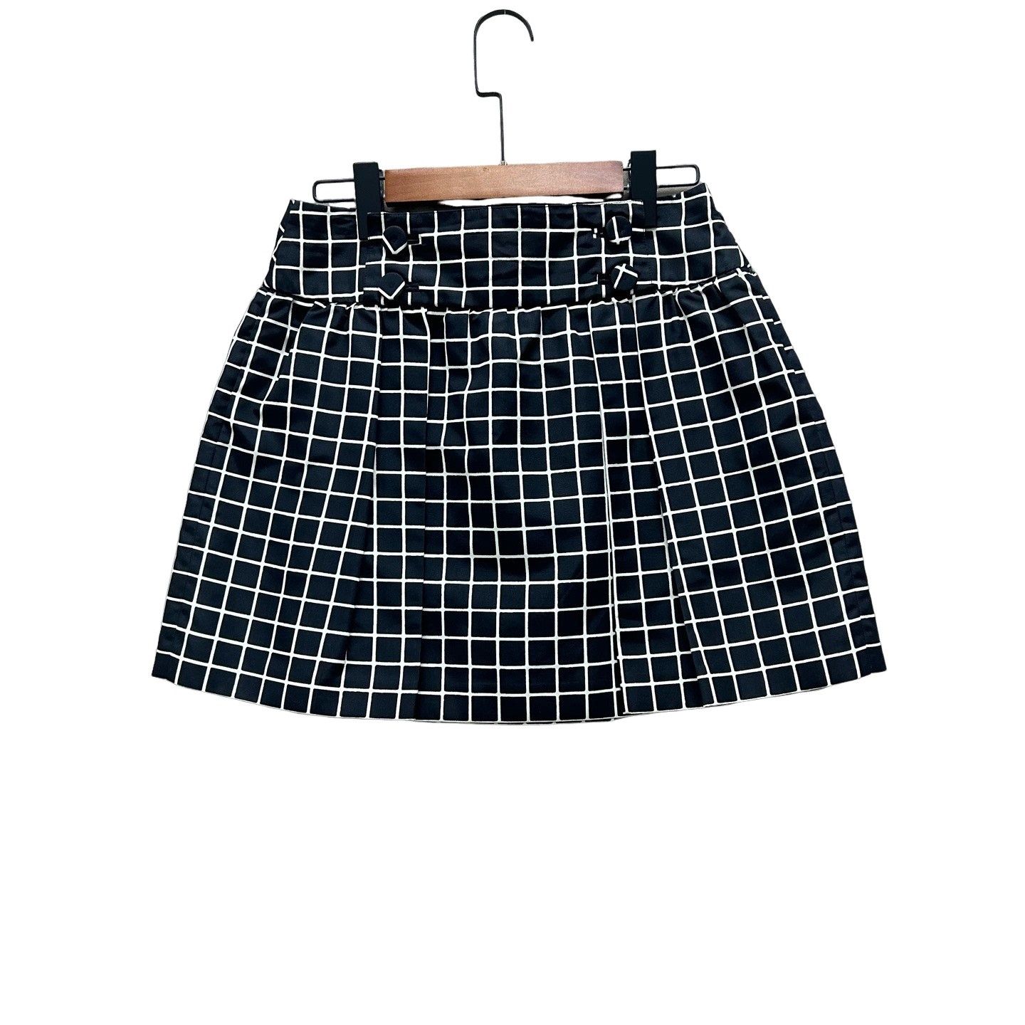 Prada Prada Checkered Mini Skirt Size 38 Size 26" / US 2 / IT 38 - 1 Thumbnail