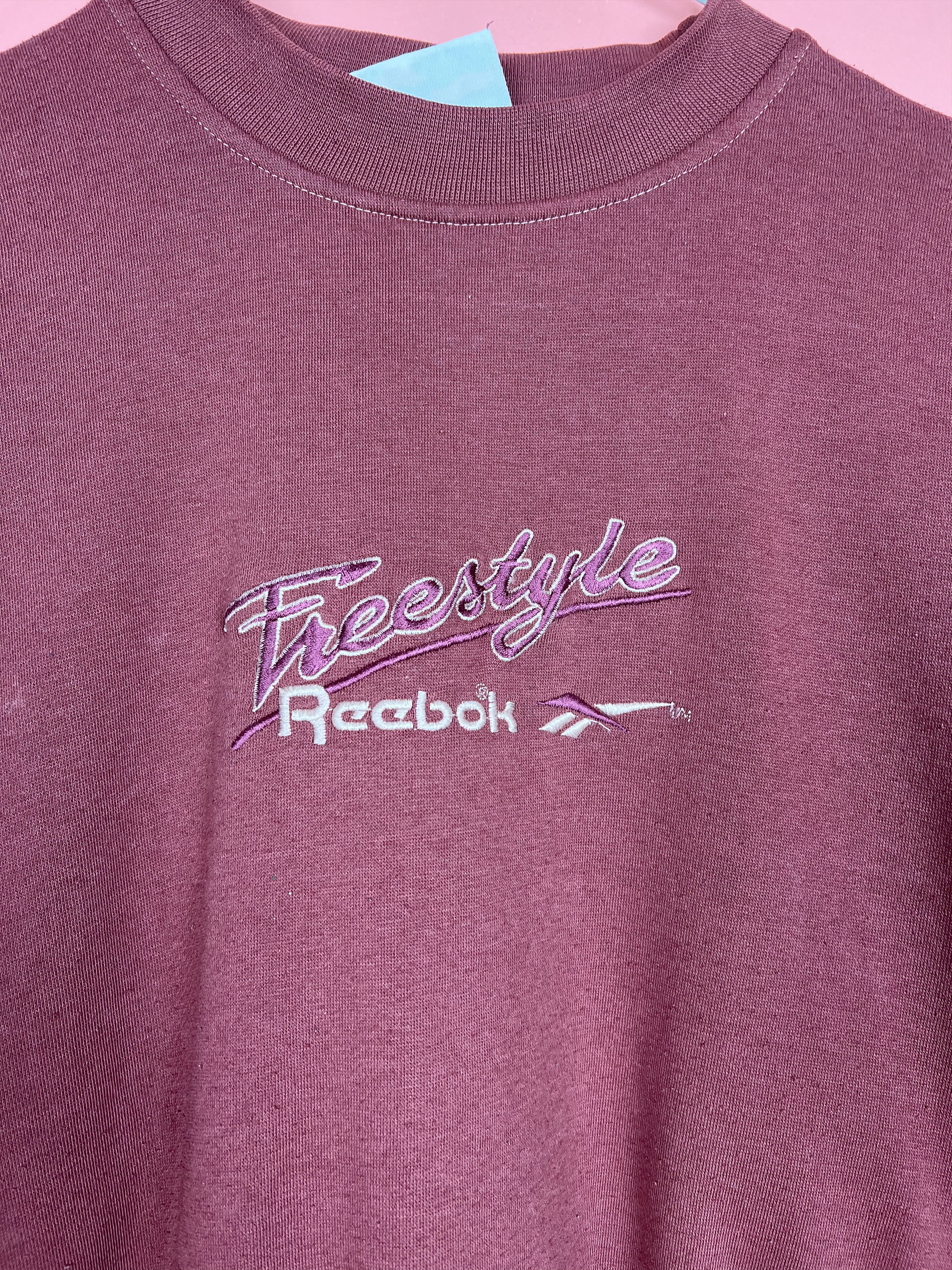 Reebok Reebok freestyle vintage sweatshirt rare logo streetwear Size US S / EU 44-46 / 1 - 6 Thumbnail