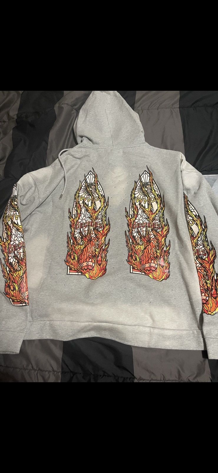 Who Decides War Who Decides War Flame Glass hooded Sweatshirt Size US XL / EU 56 / 4 - 2 Thumbnail