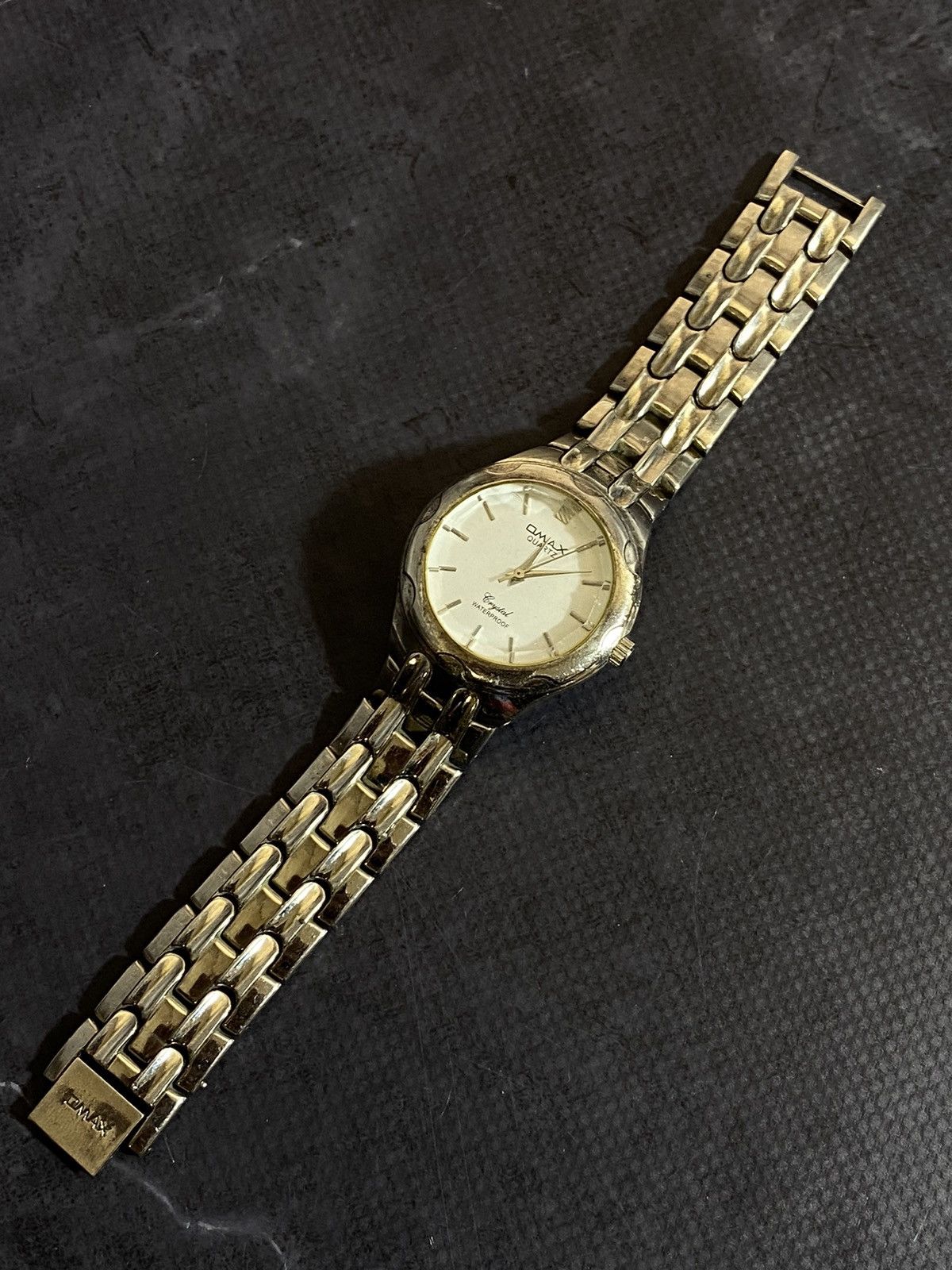 Japanese Brand × Vintage Omax Classic White Dial Quartz Watch Japanese Brand Size ONE SIZE - 4 Thumbnail