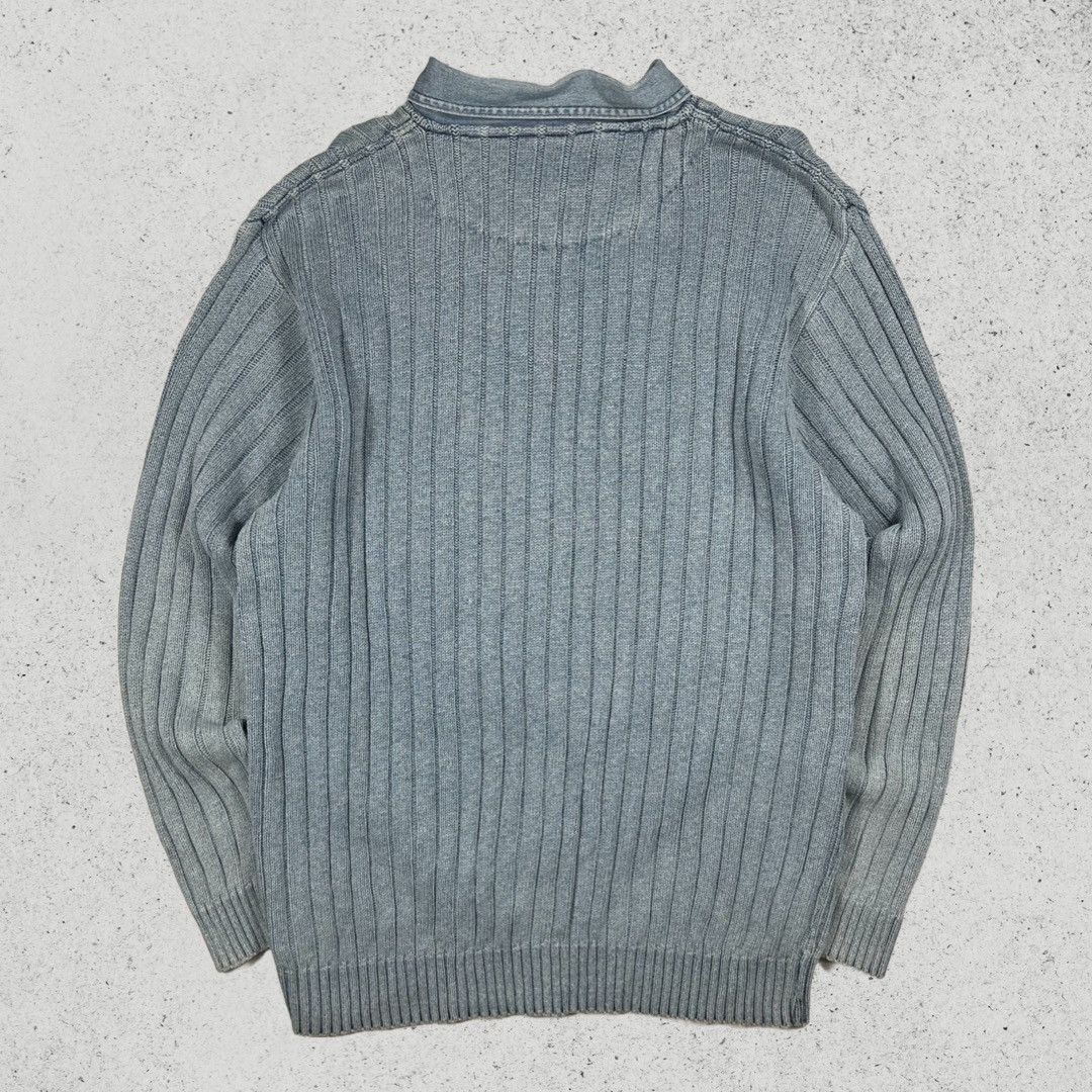 Vintage Vintage 1990s Denim Knitted Women’s Sweatshirt Size XL / US 12-14 / IT 48-50 - 2 Thumbnail