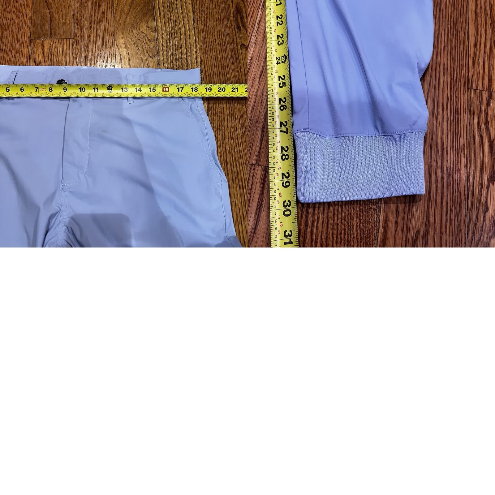 Vintage Greyson Jogger Pants Mens 36 Blue Golf Stretch Cuffed Ankle Zip Pockets Athletic Size US 36 / EU 52 - 9 Thumbnail