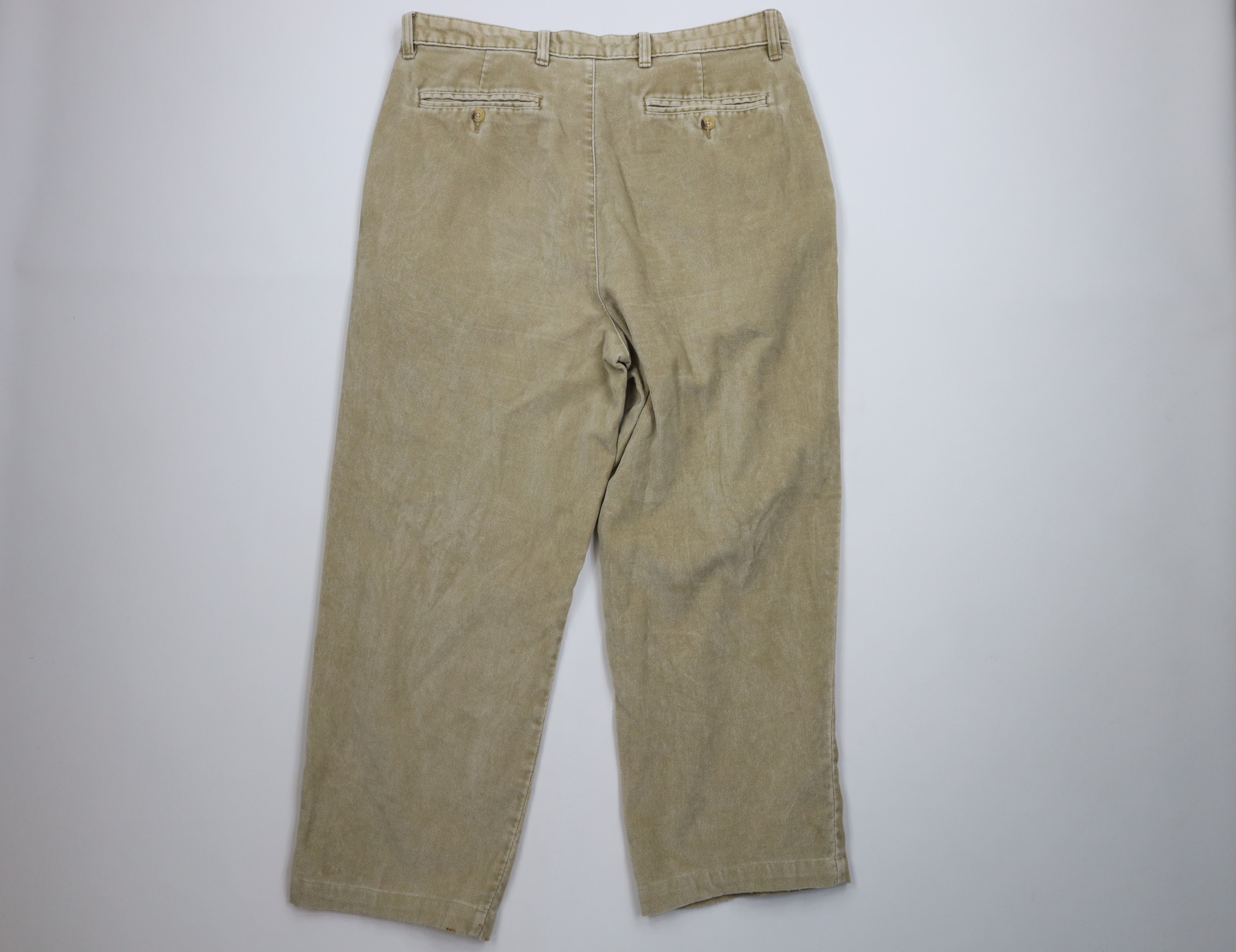 Tommy Hilfiger Vintage 90s Tommy Hilfiger Wide Leg Corduroy Chino Pants Size US 36 / EU 52 - 11 Thumbnail