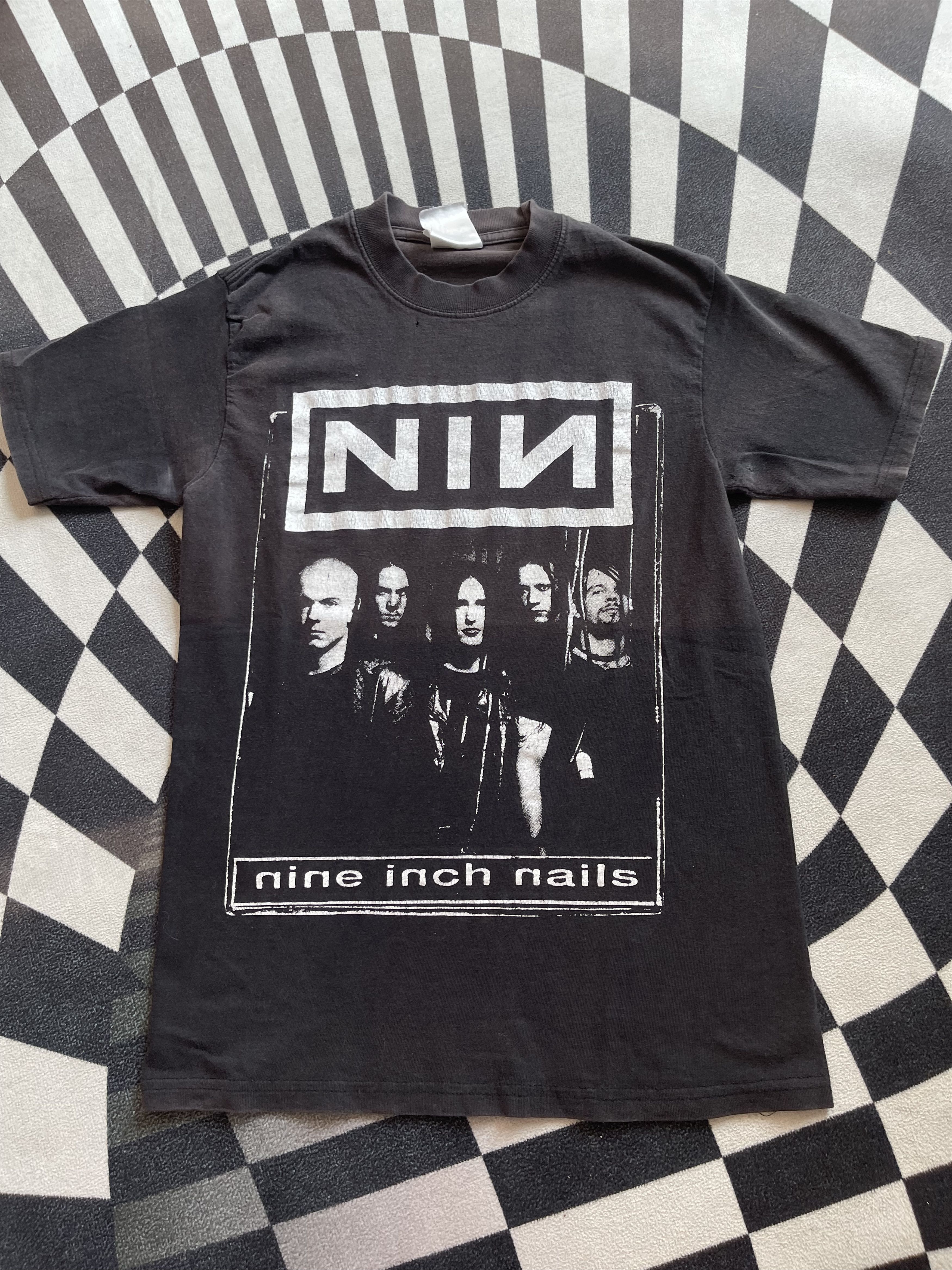 Band Tees Vintage Nine Inch Nails NIN Graphic Tee - Faded Look Size US S / EU 44-46 / 1 - 2 Thumbnail