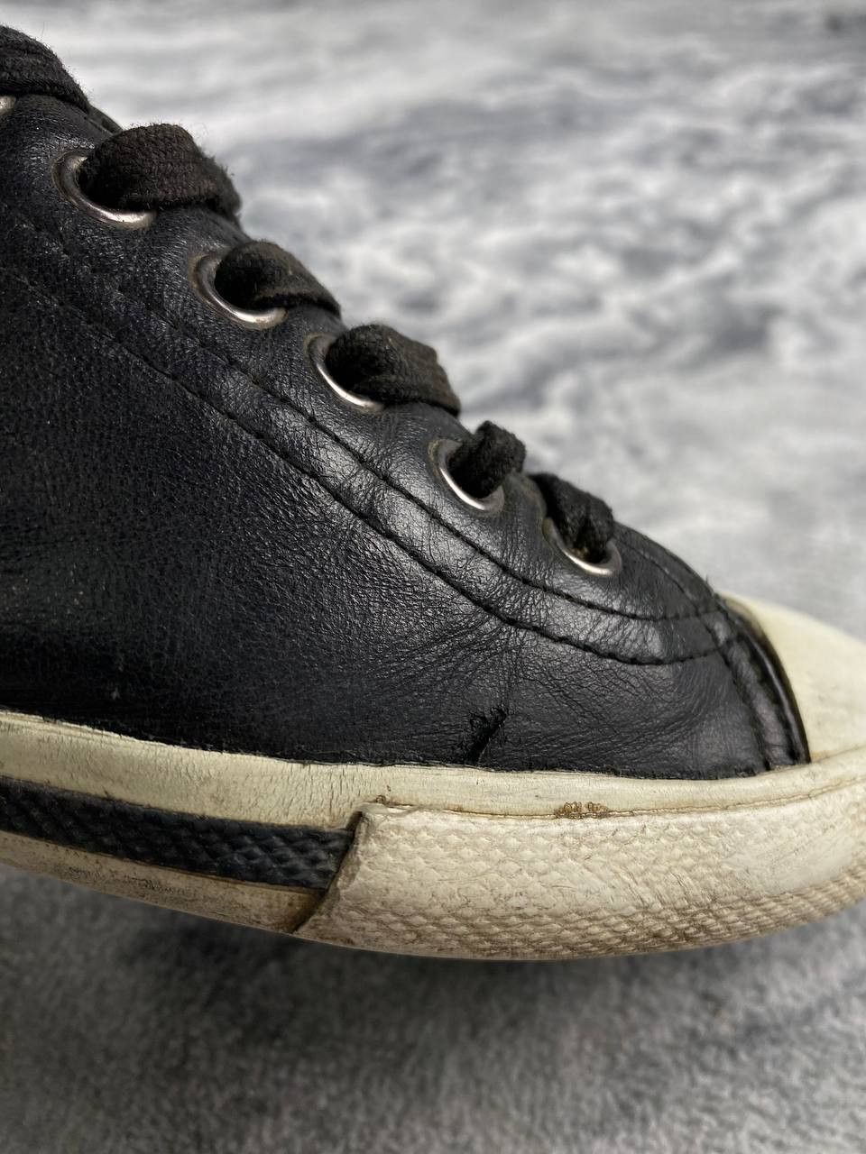 Prada Prada Red Tab Leather Low Trainers Men Size 7 Black Size US 7 / EU 40 - 13 Thumbnail