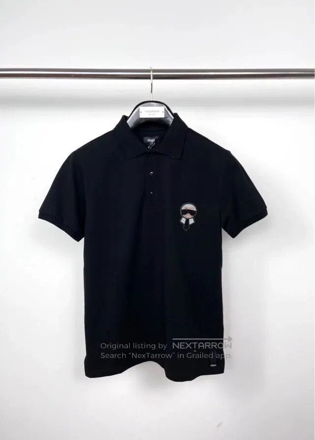 Fendi Fendi Kaiser logo short-sleeve polo shirt T-shirt Size US S / EU 44-46 / 1 - 1 Thumbnail