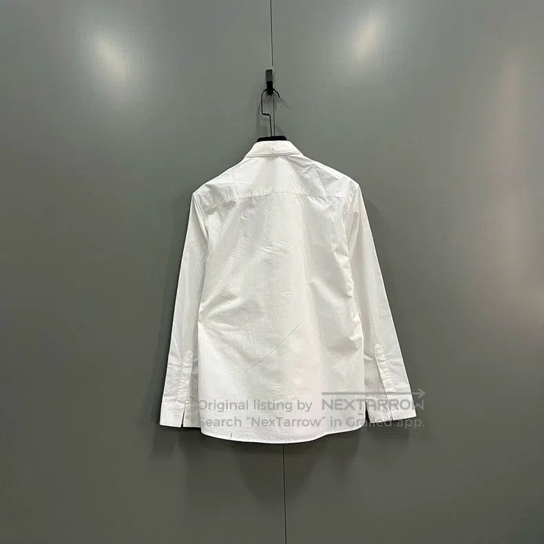Givenchy Givenchy White geometric embroidery shirt Size US M / EU 48-50 / 2 - 2 Thumbnail