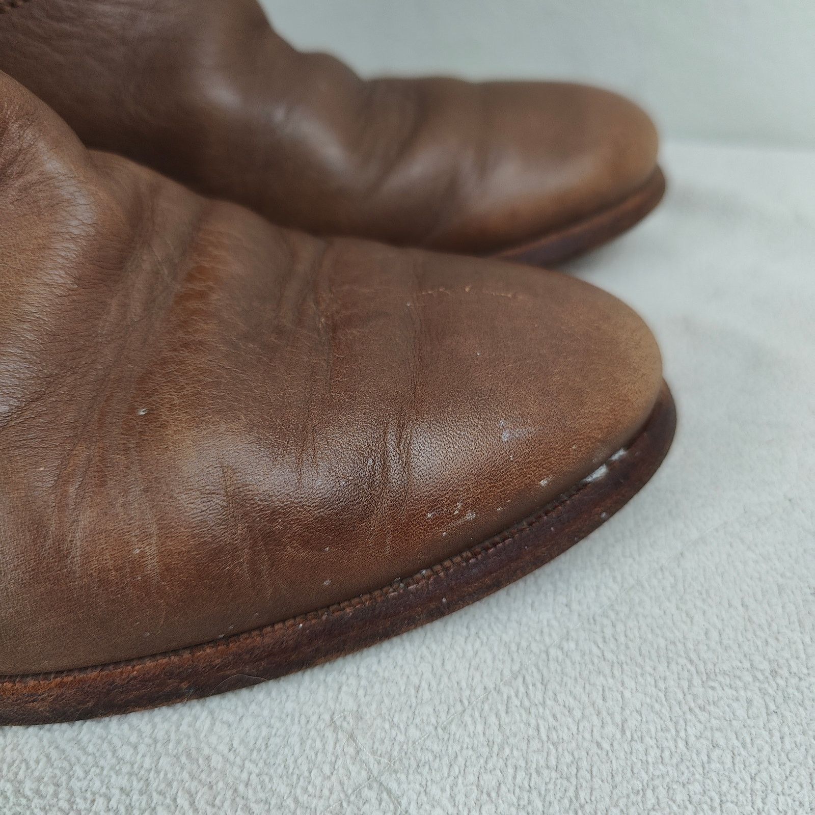 Burberry Burberry Quilted Leather Riding Boots Womens 38 8 Tan Size US 8 / IT 38 - 5 Thumbnail